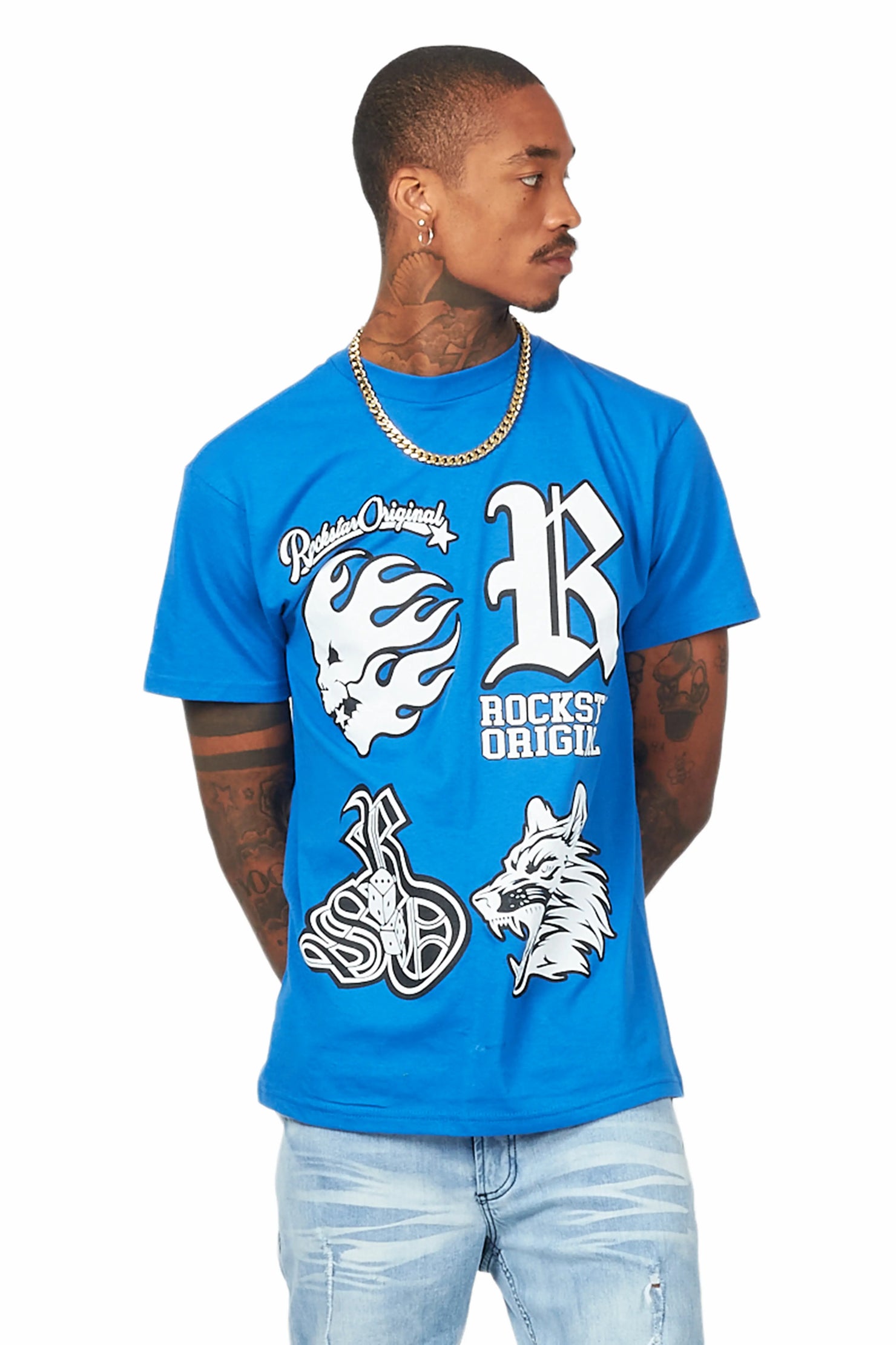 Fagan Royal Blue Graphic T-Shirt