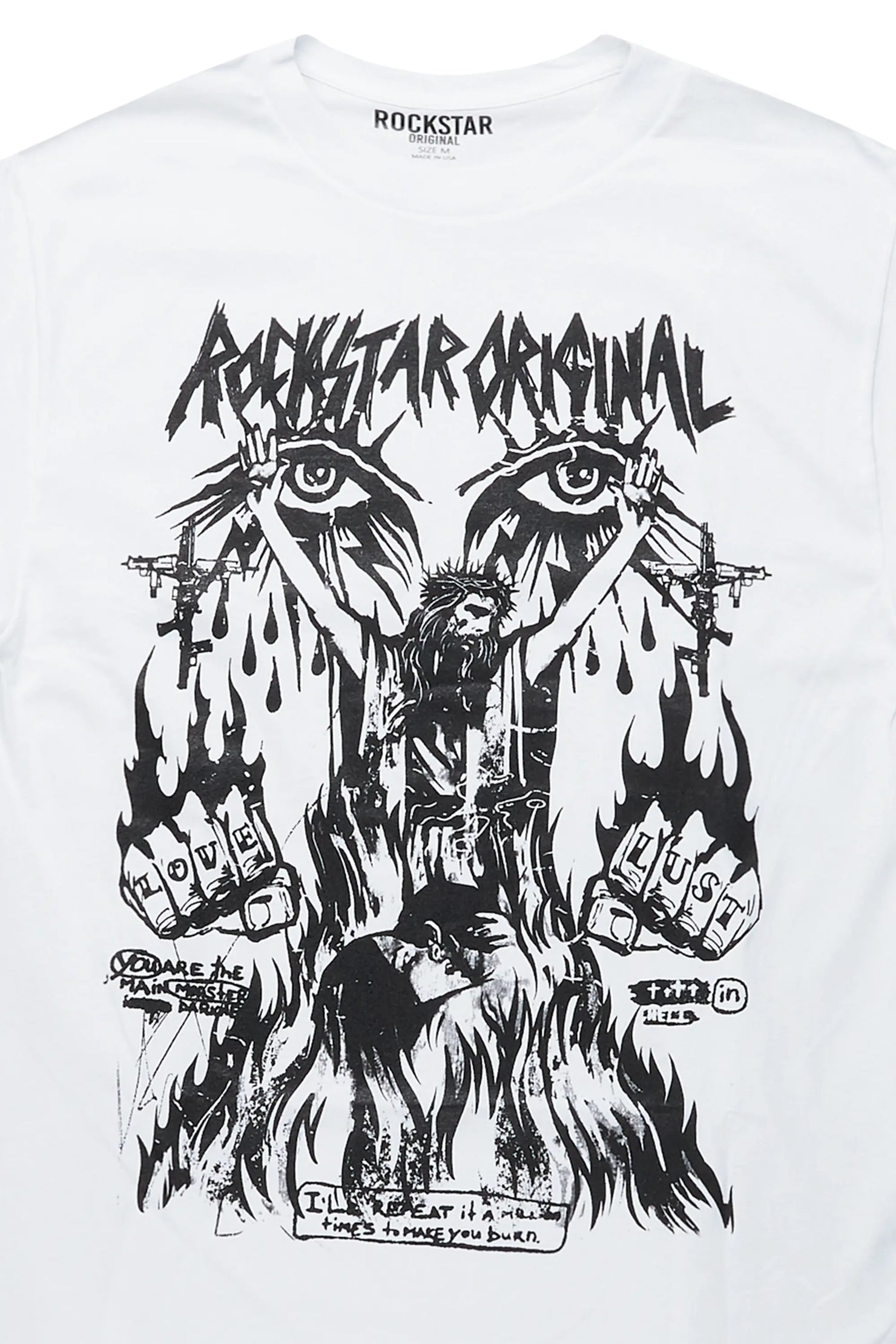 Diesha White Oversized T-Shirt