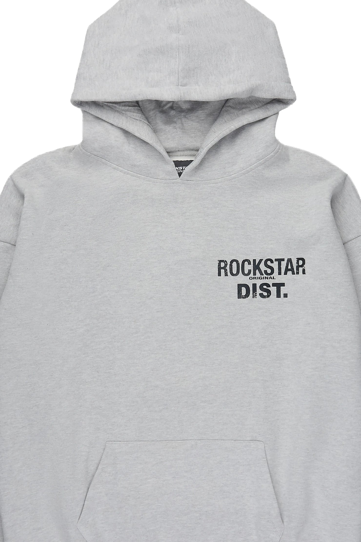 Jaffet Grey Graphic Hoodie