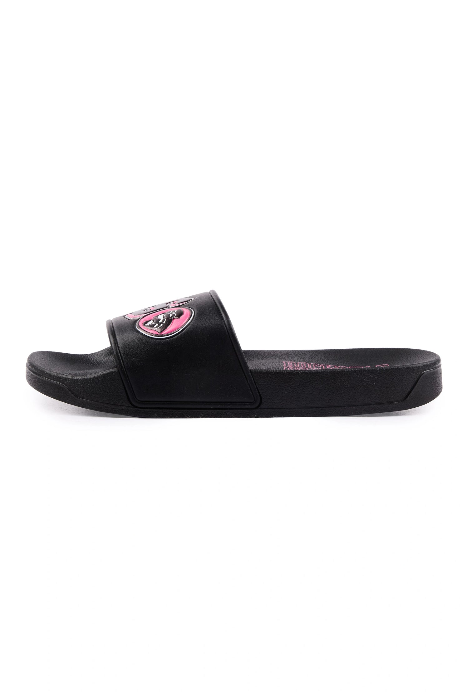 Leslee Black/Pink Slides