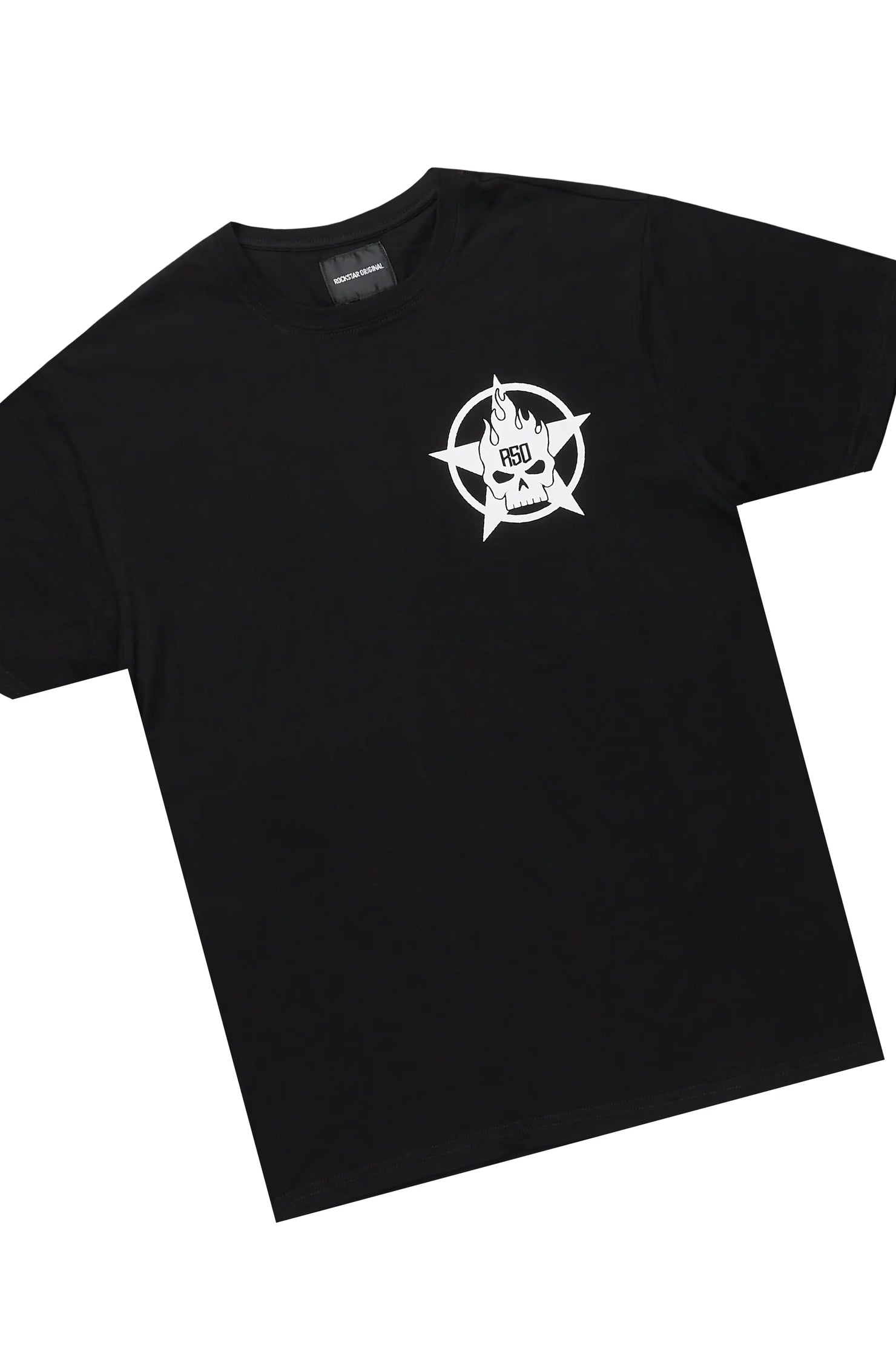 Keve Black T-Shirt Stacked Flare Track Set