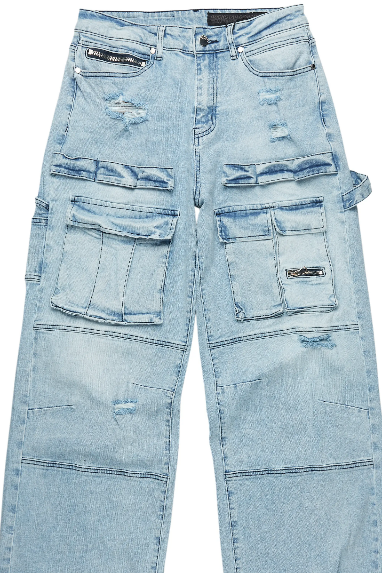 Burain Blue Baggy Fit Jean