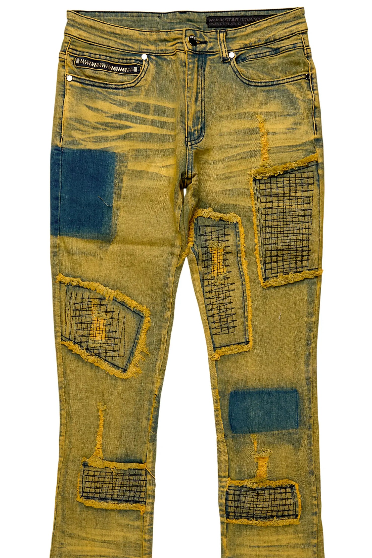 Raglord Tint Blue Stacked Flare Jean
