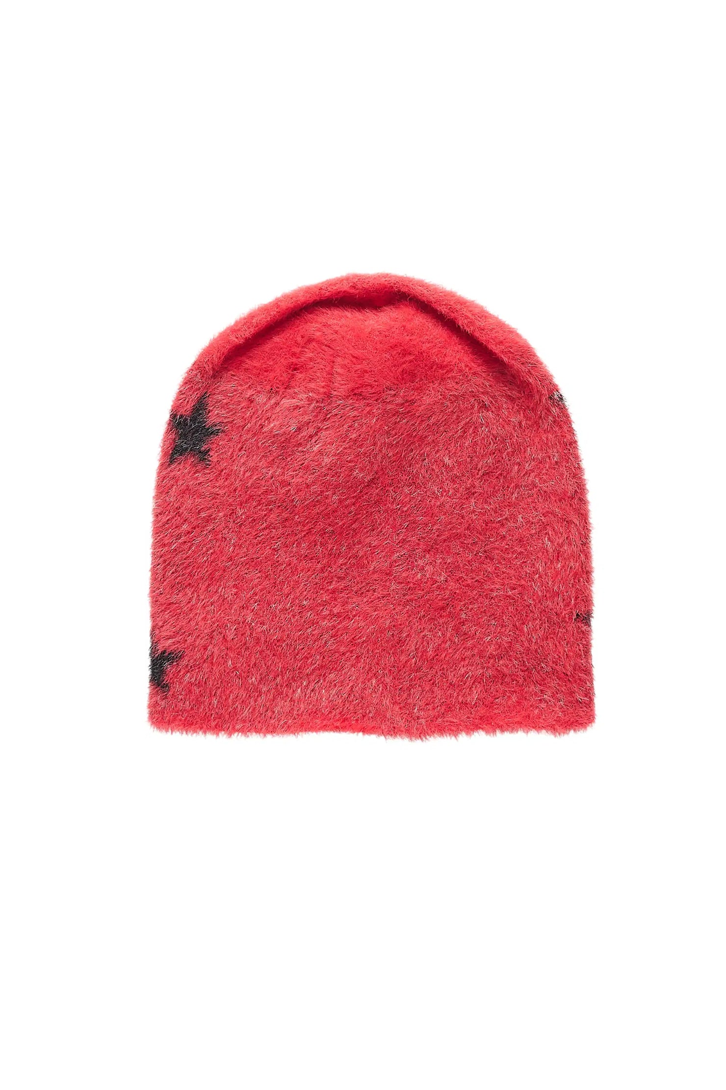 Allstar Red Knitted Mohair Beanie