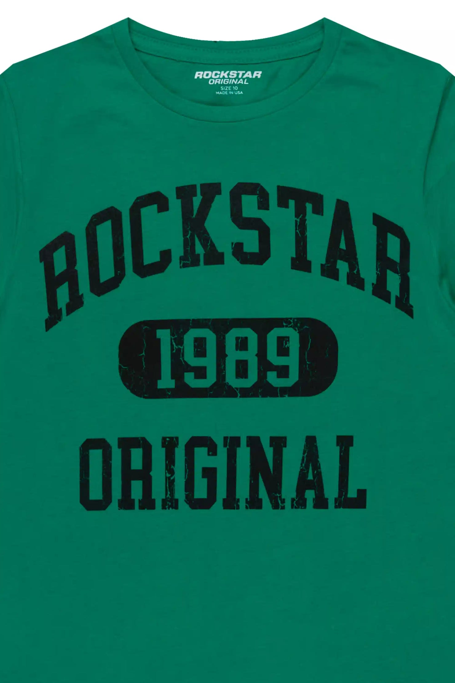 Boys Members Green/Black Graphic T-Shirt