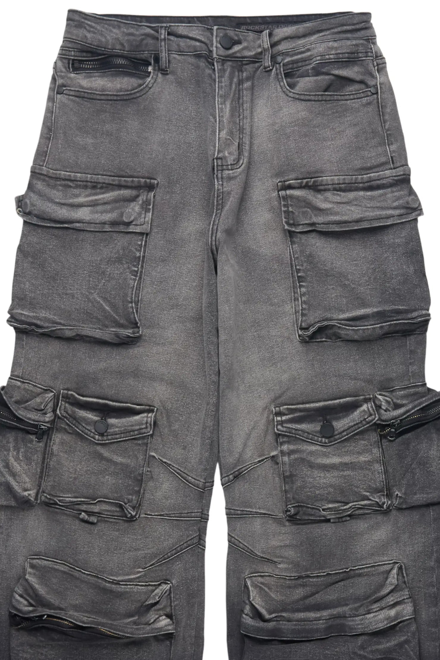 Mahesh Grey Baggy Cargo Jean