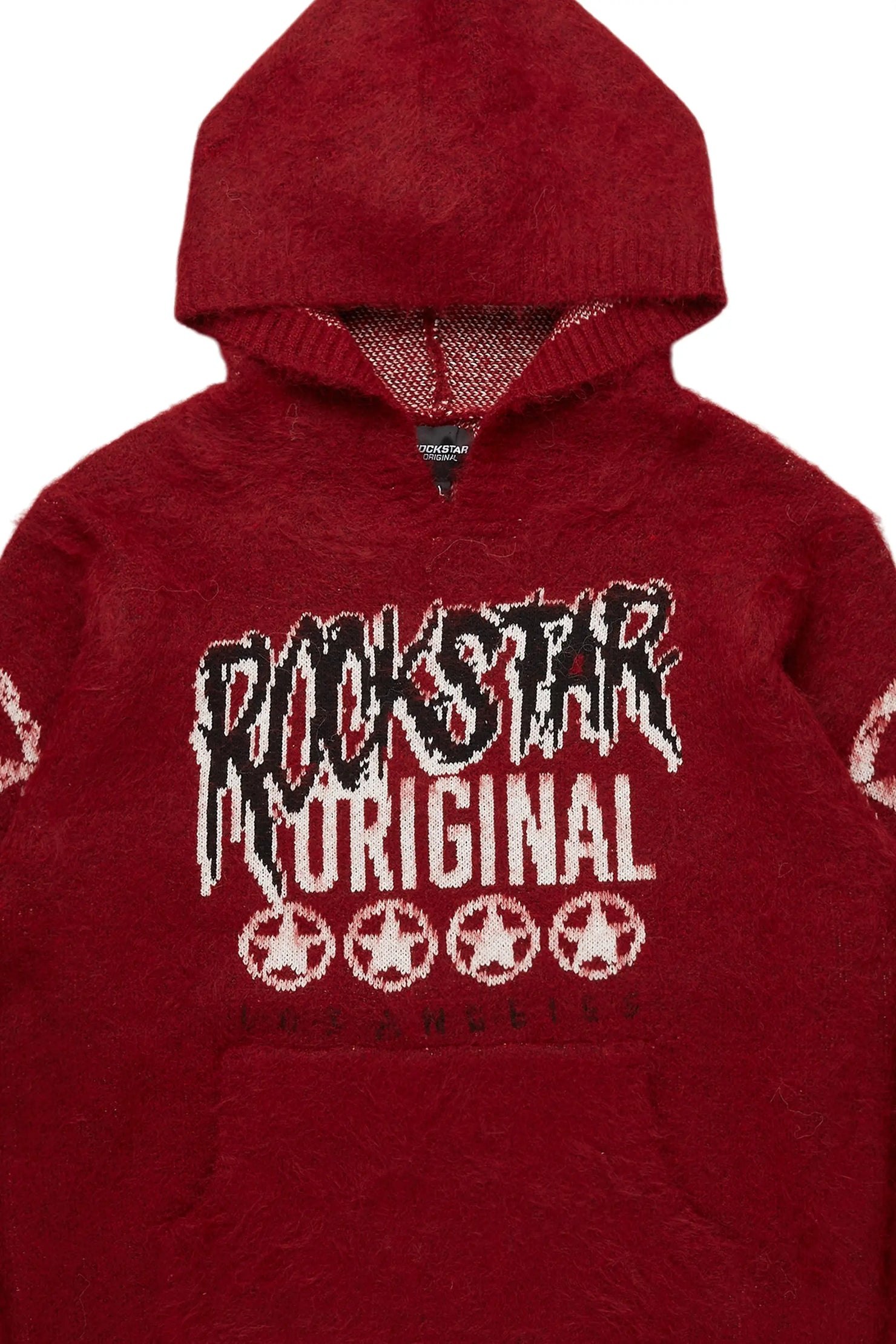 Diandra Red Mohair Hoodie