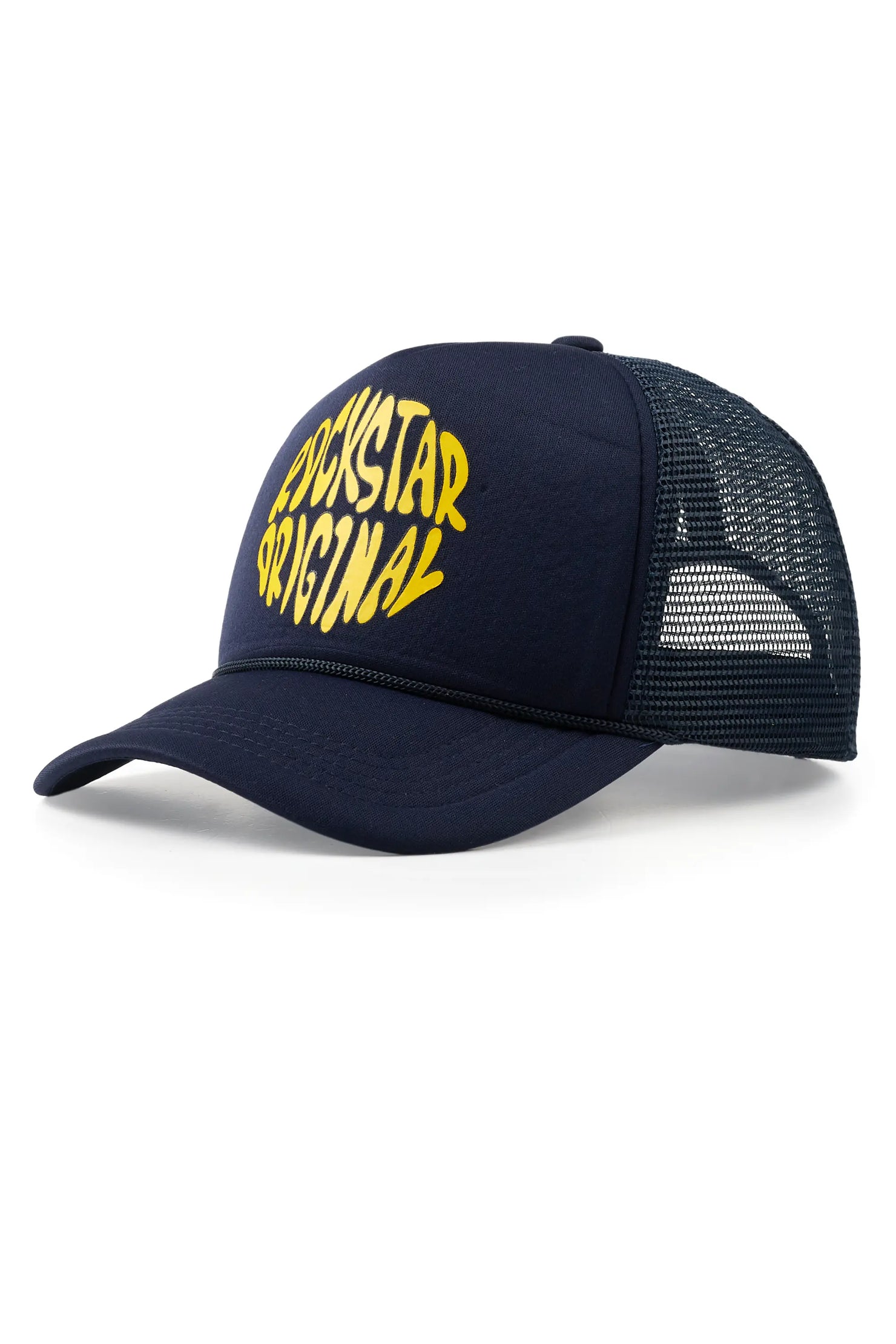 Neron Navy Graphic Trucker Hat