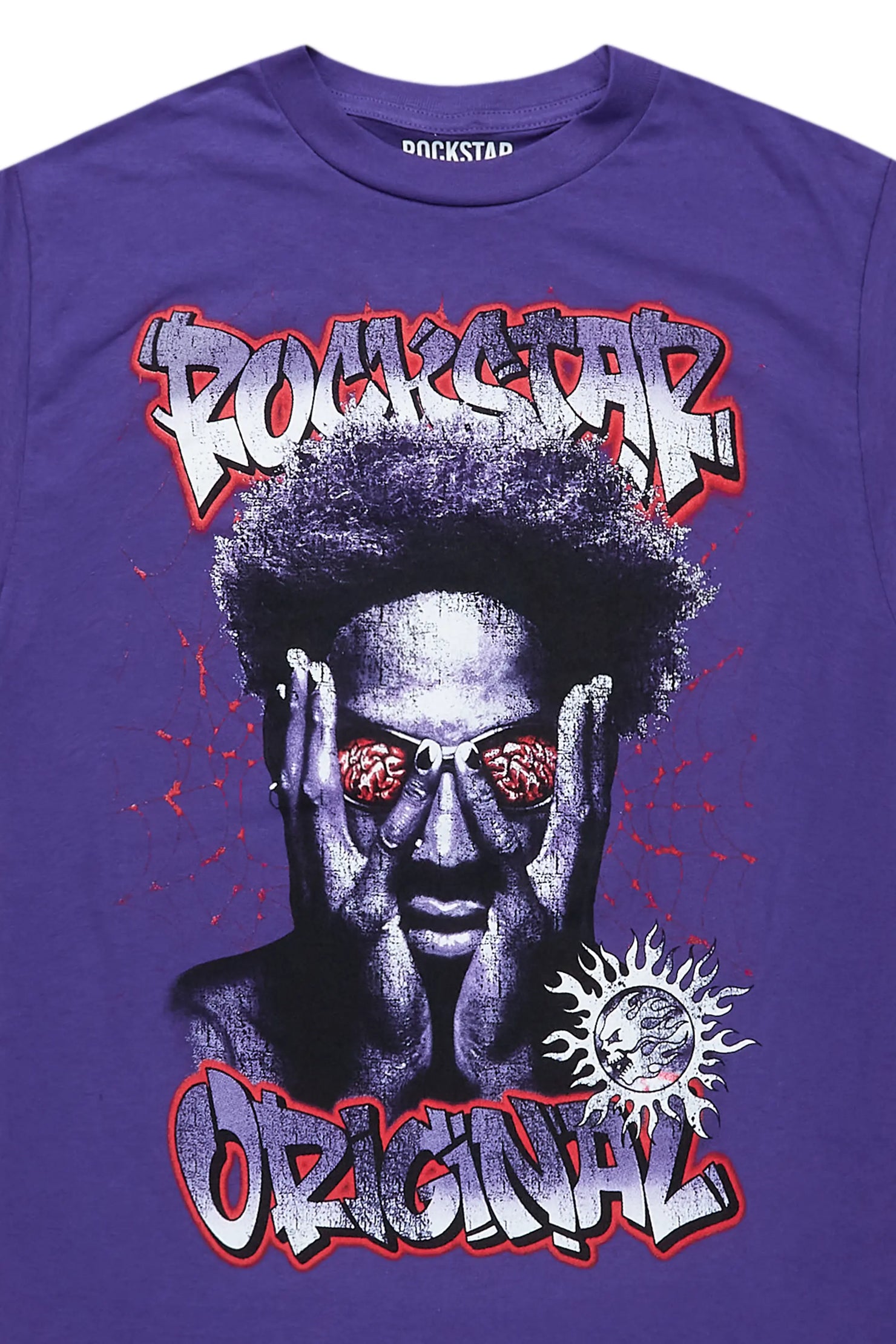 Acke Purple Graphic T-Shirt