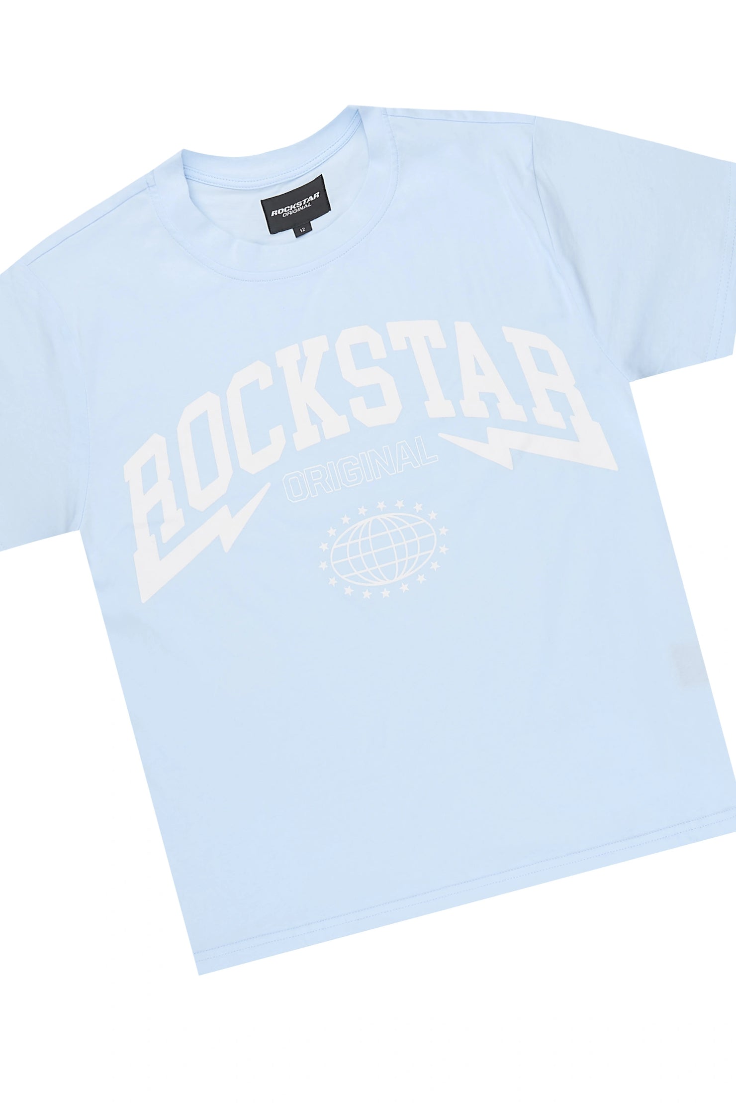 Boys Stori Baby Blue T-Shirt Short Set