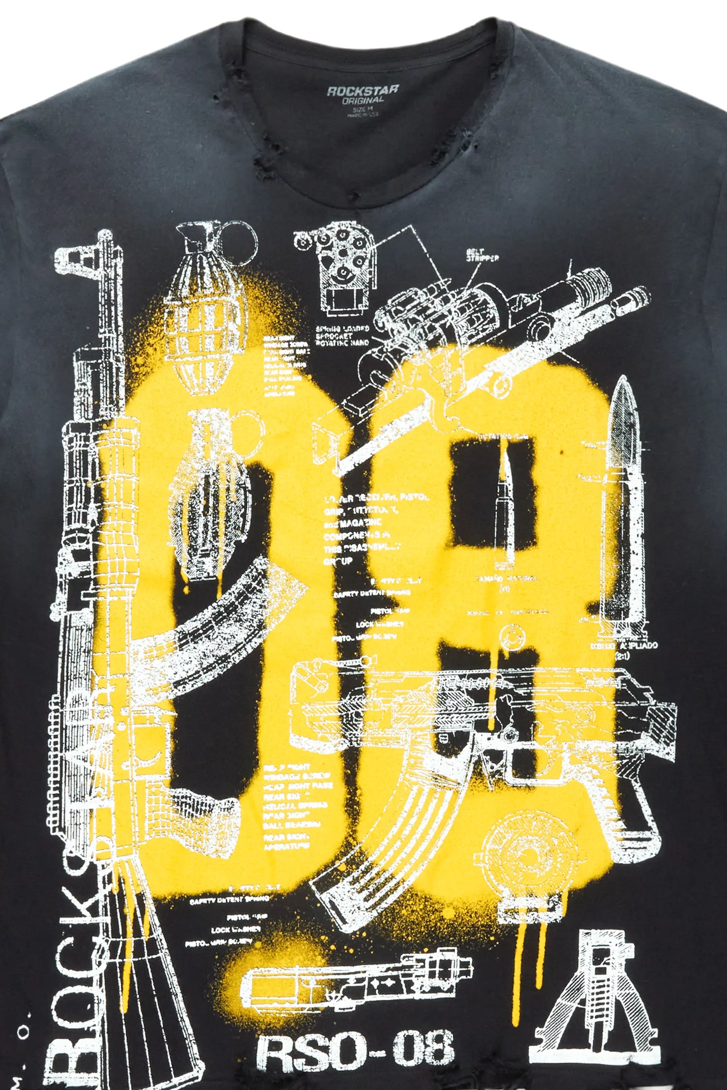 Nesta Black Oversized Graphic T-Shirt