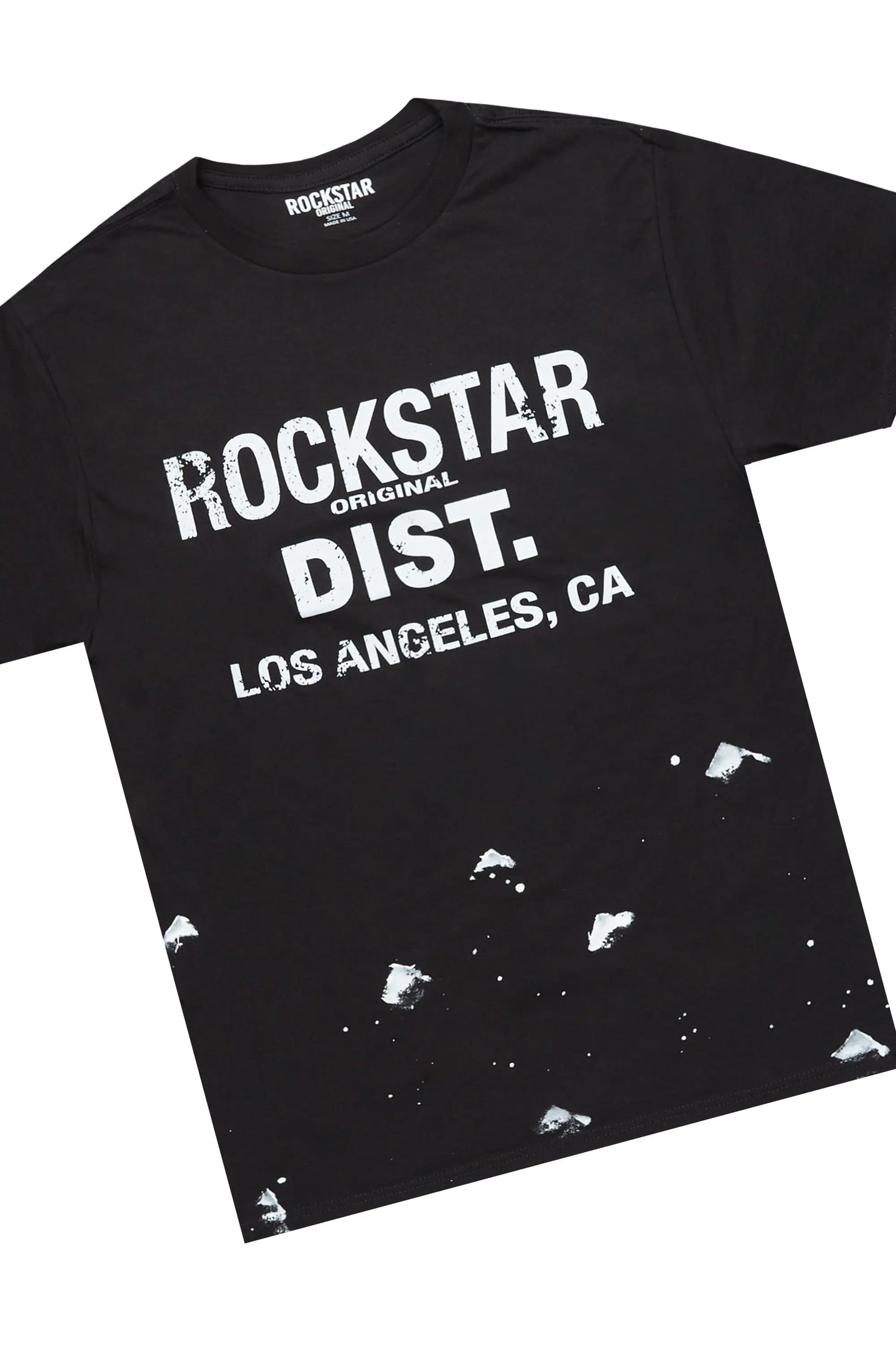 Scottie Black T-Shirt/Super Stacked Flare Track Pant Set