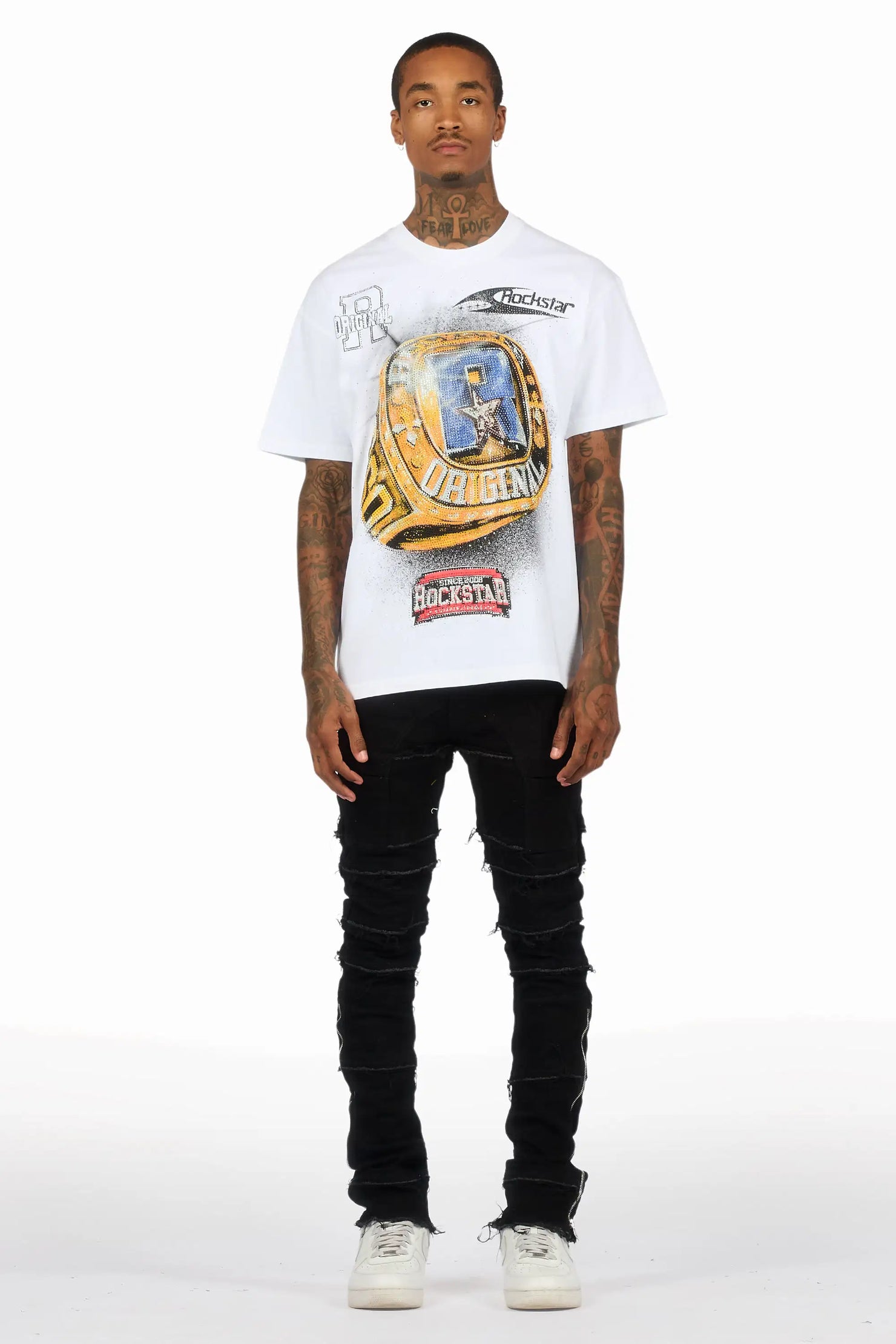Horado Jet Black Skinny Fit Jean