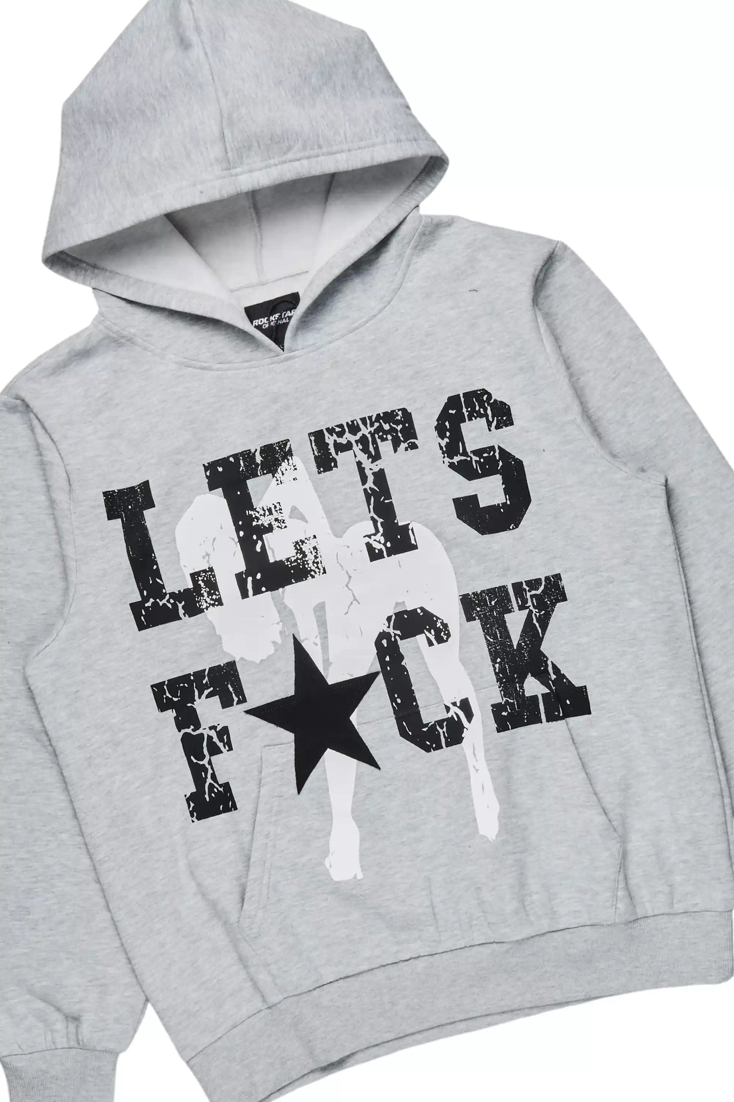 Pacino Heather Grey Stacked Track Set