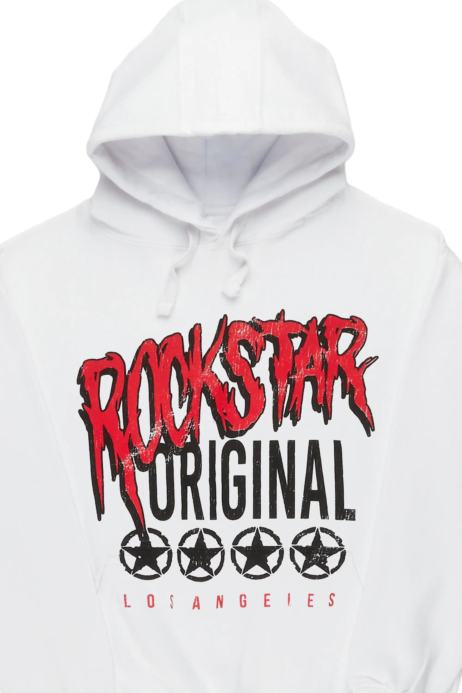 Wizzurd White Graphic Hoodie