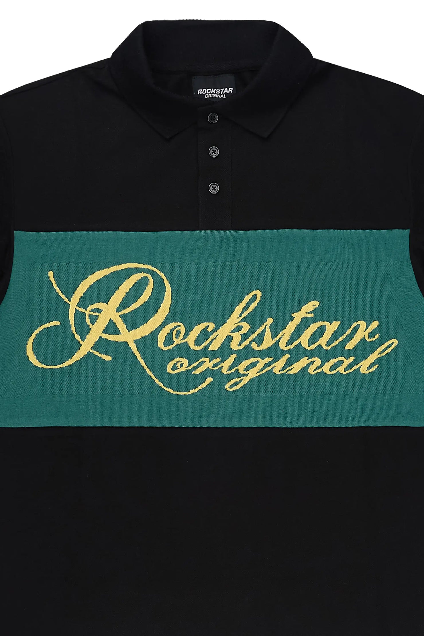 Elad Black Polo Shirt