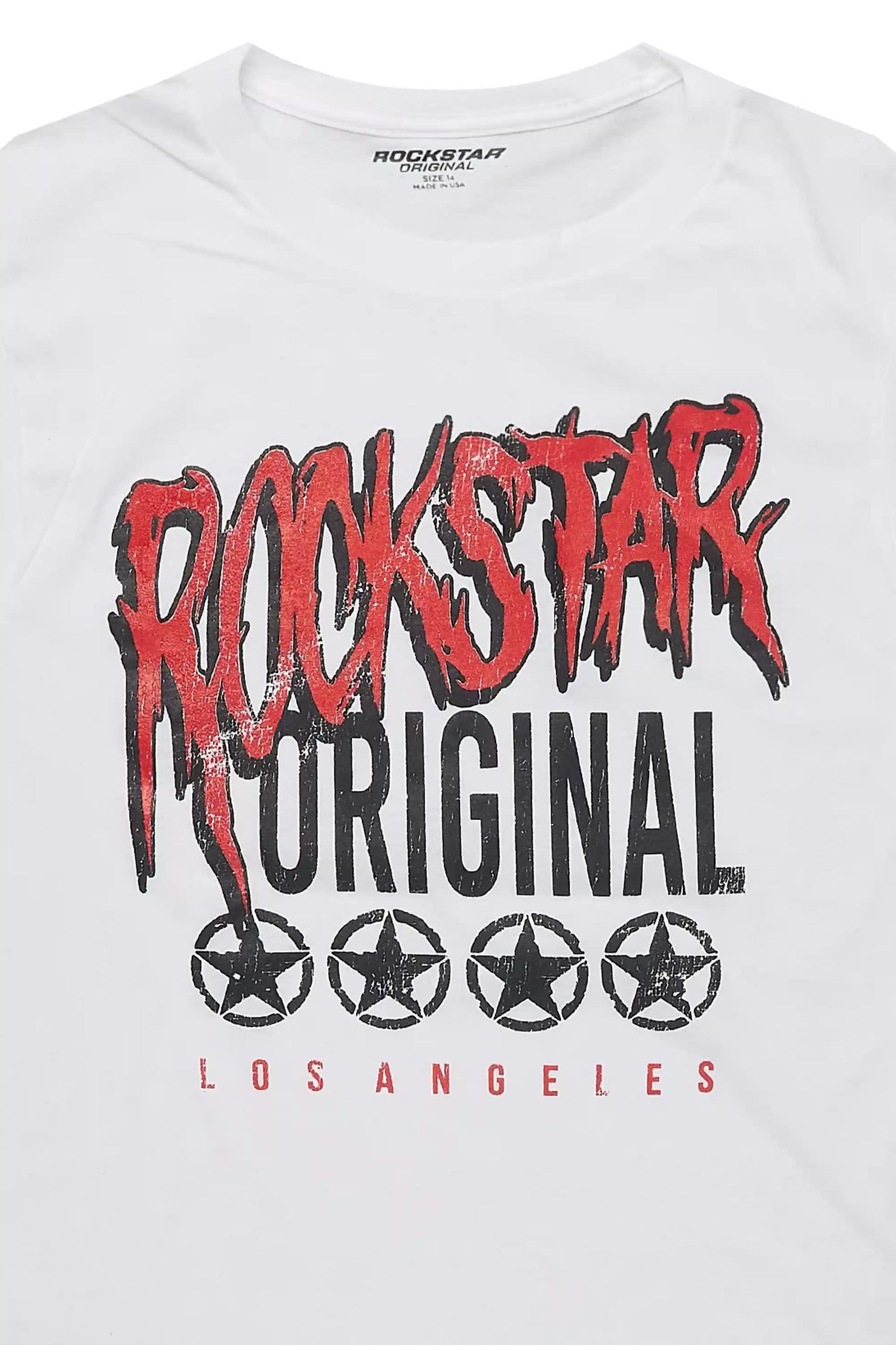 Boys Wizzurd White Graphic T-Shirt