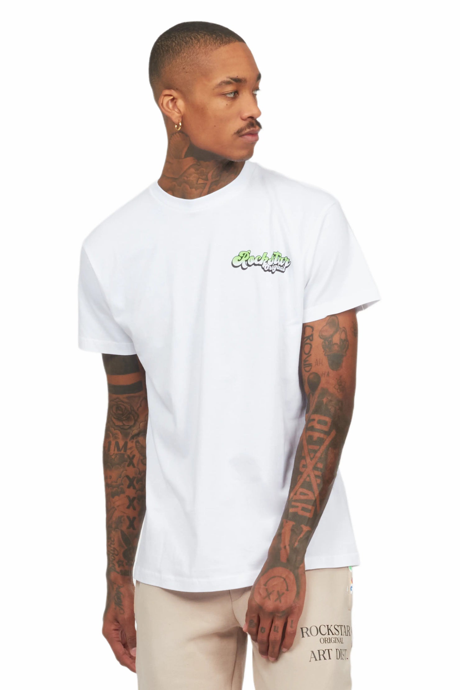 Highya White Graphic T-Shirt