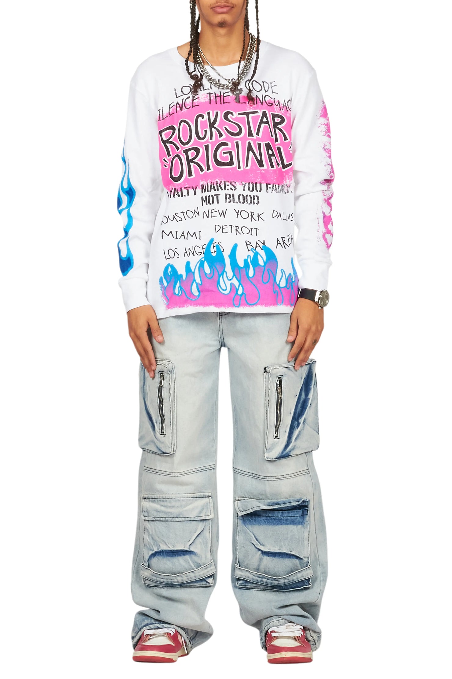 Esben Blue Baggy Fit Jean