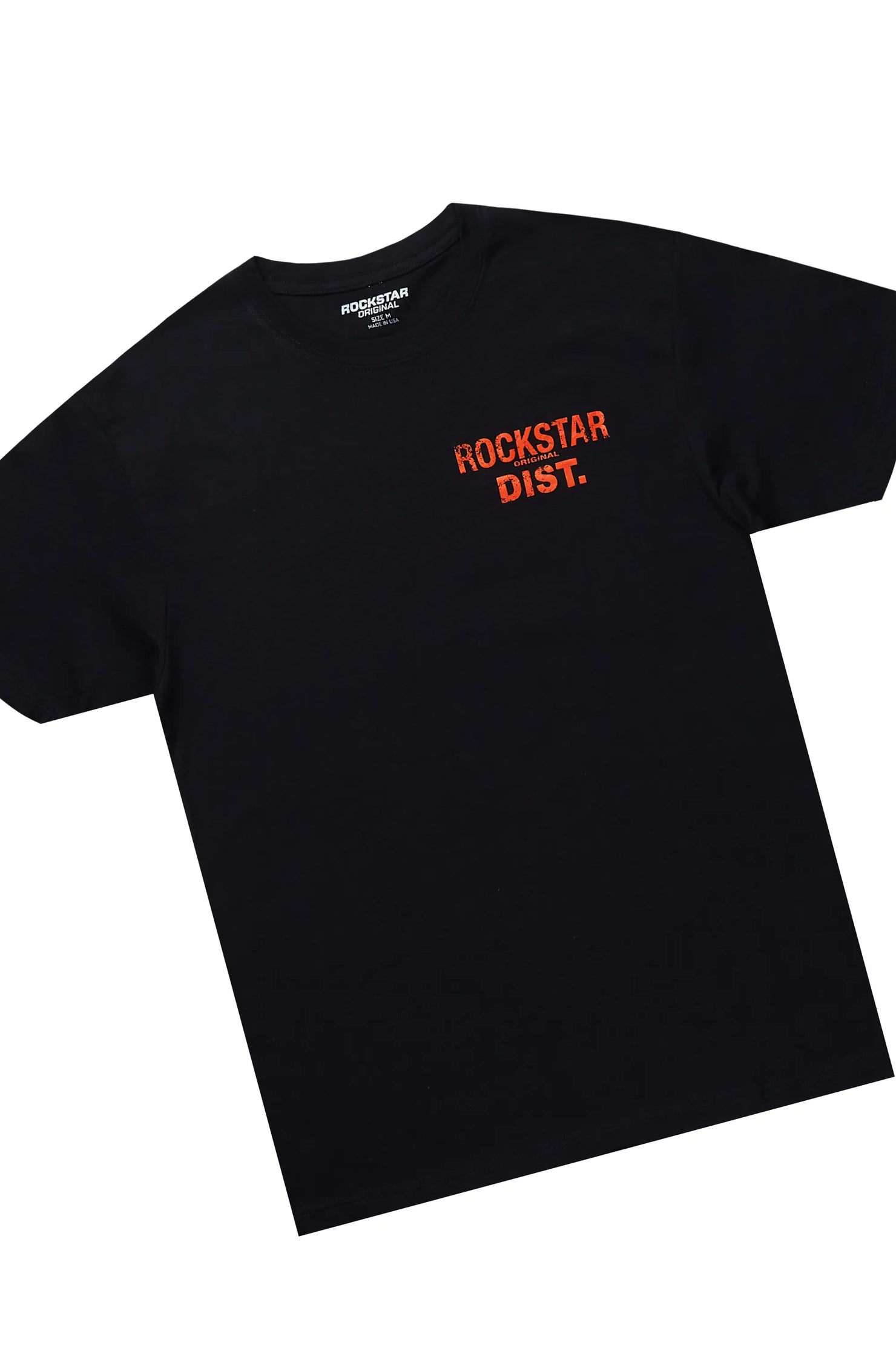 Brett Black T-Shirt/Denim Short Set