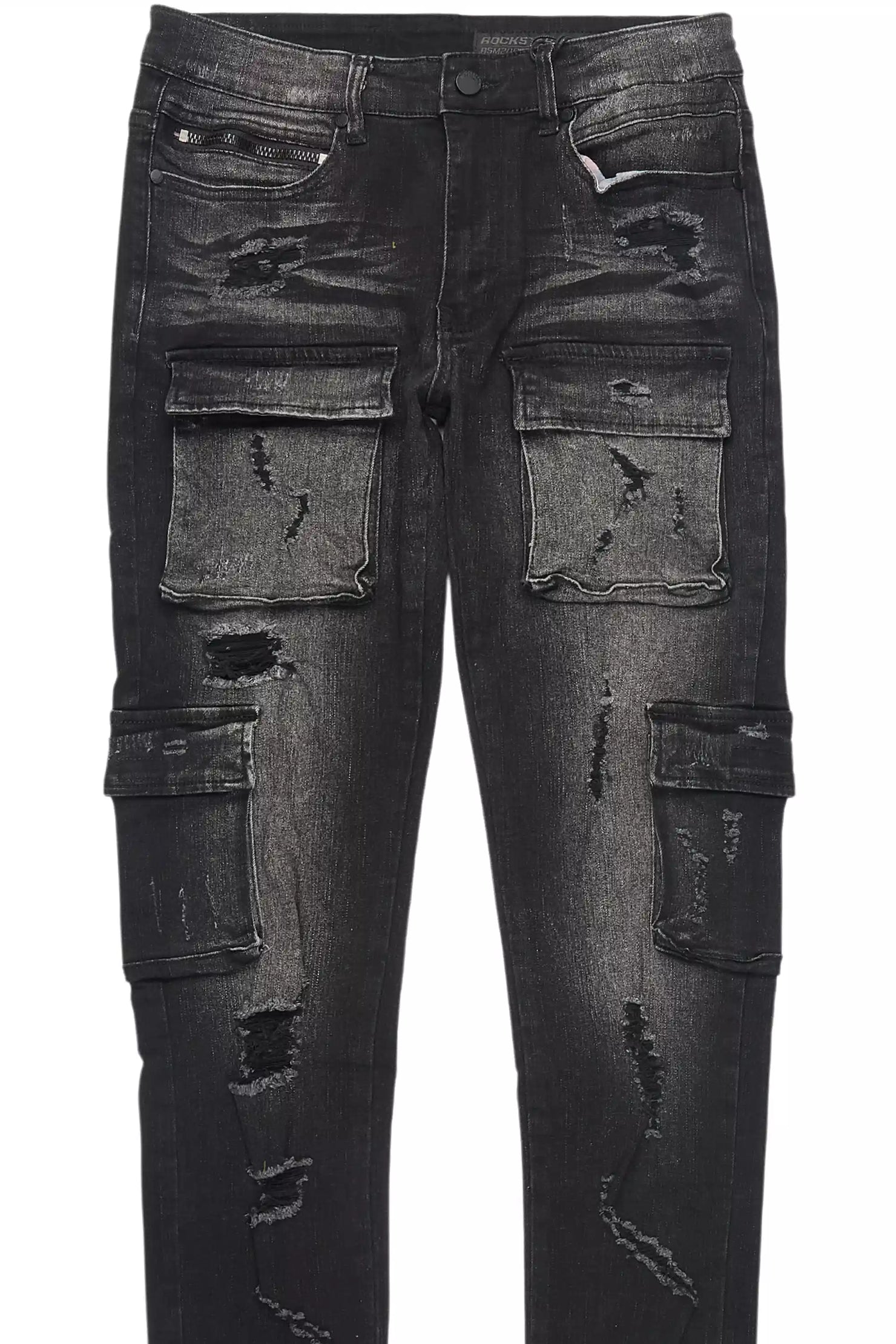 Kap Dark Grey Cargo Jean