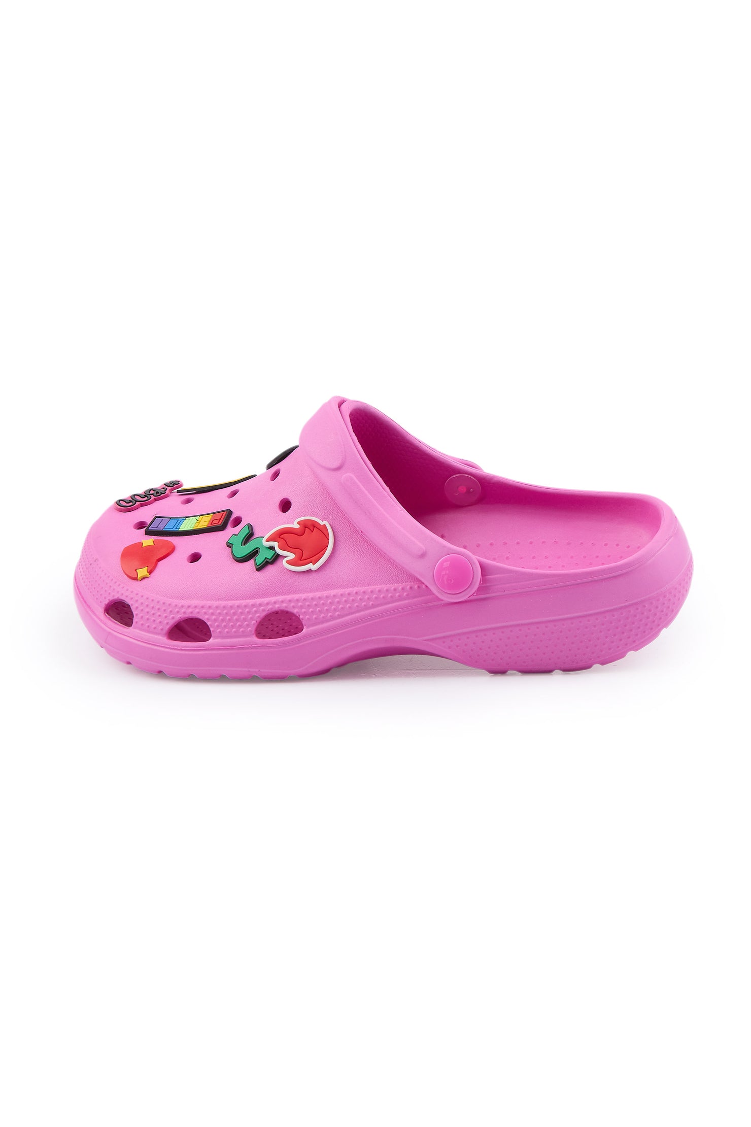 Lateisha Pink Mule Clogs