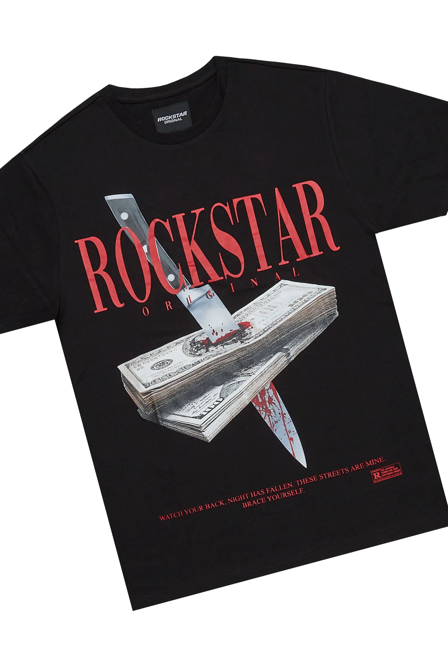 Dayte Nite Black T-Shirt/Short Set