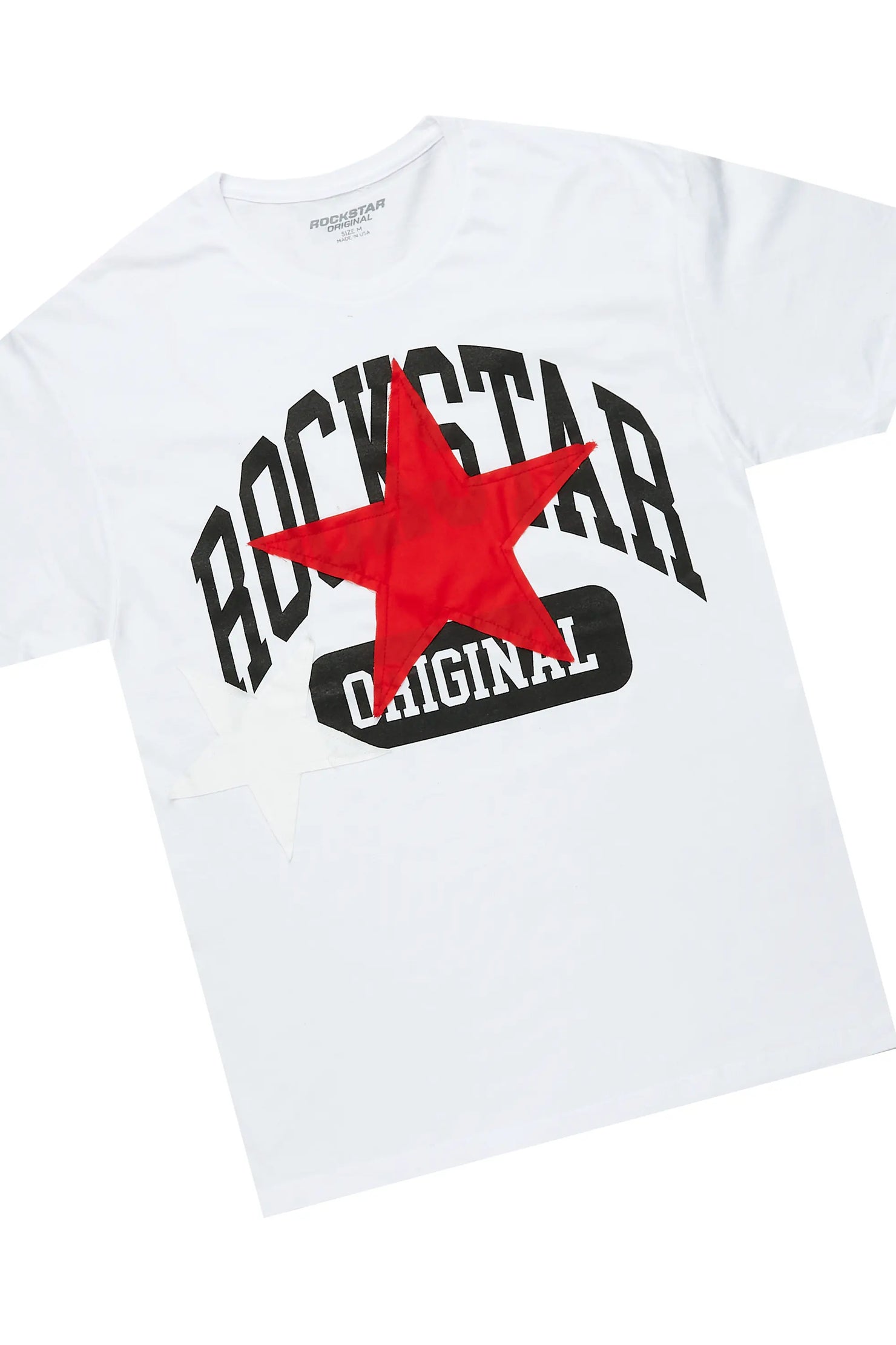 Mallor White/Grey T-Shirt/Stacked Track Set