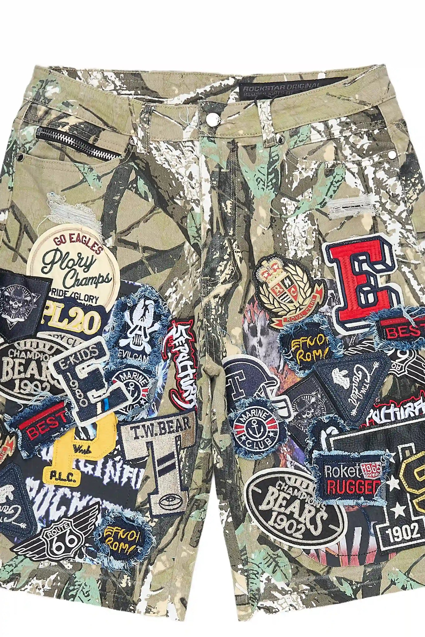 Espen Tree Camo Denim Short