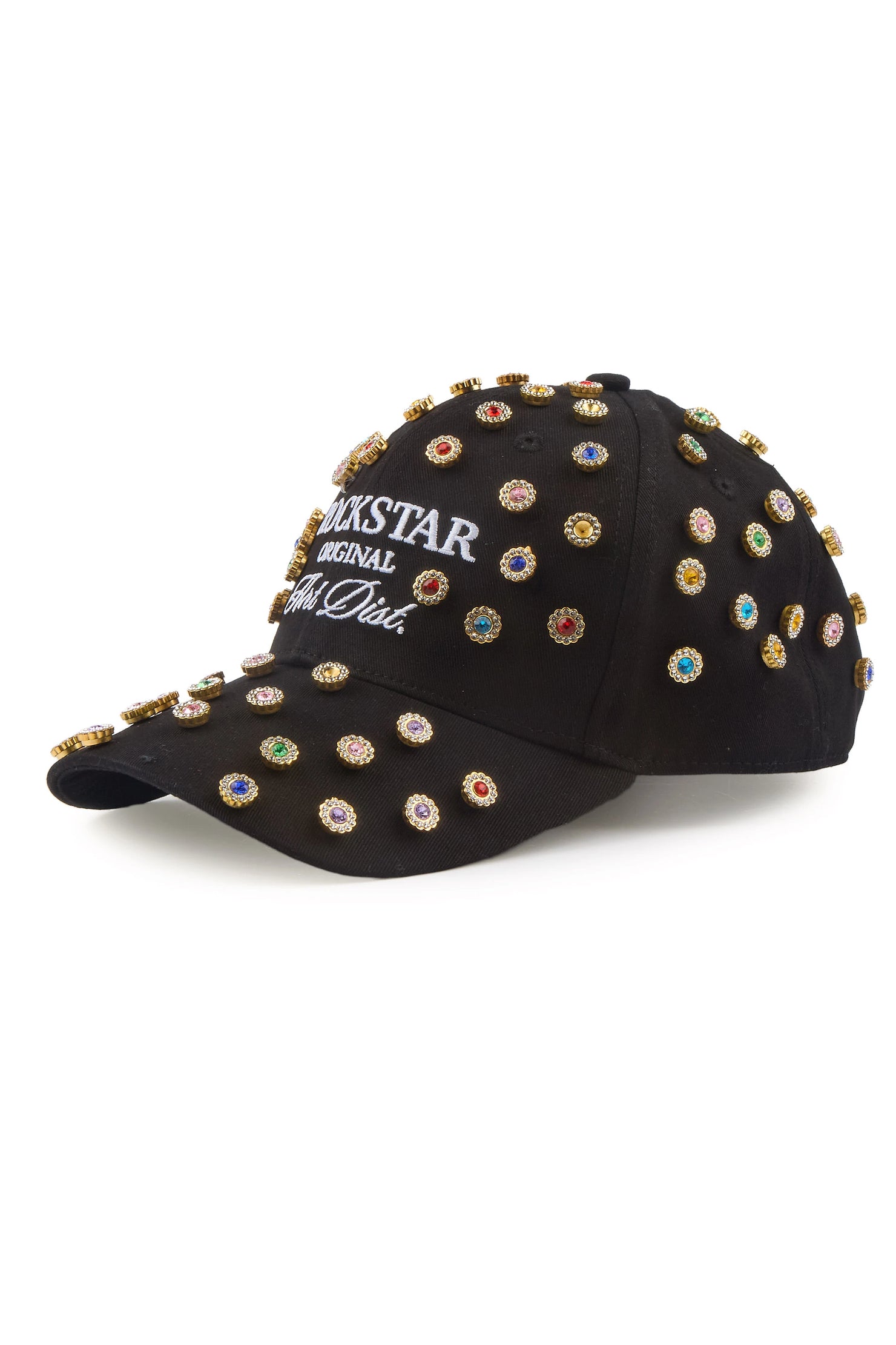 Lucido Black Rhinestone Trucker Hat