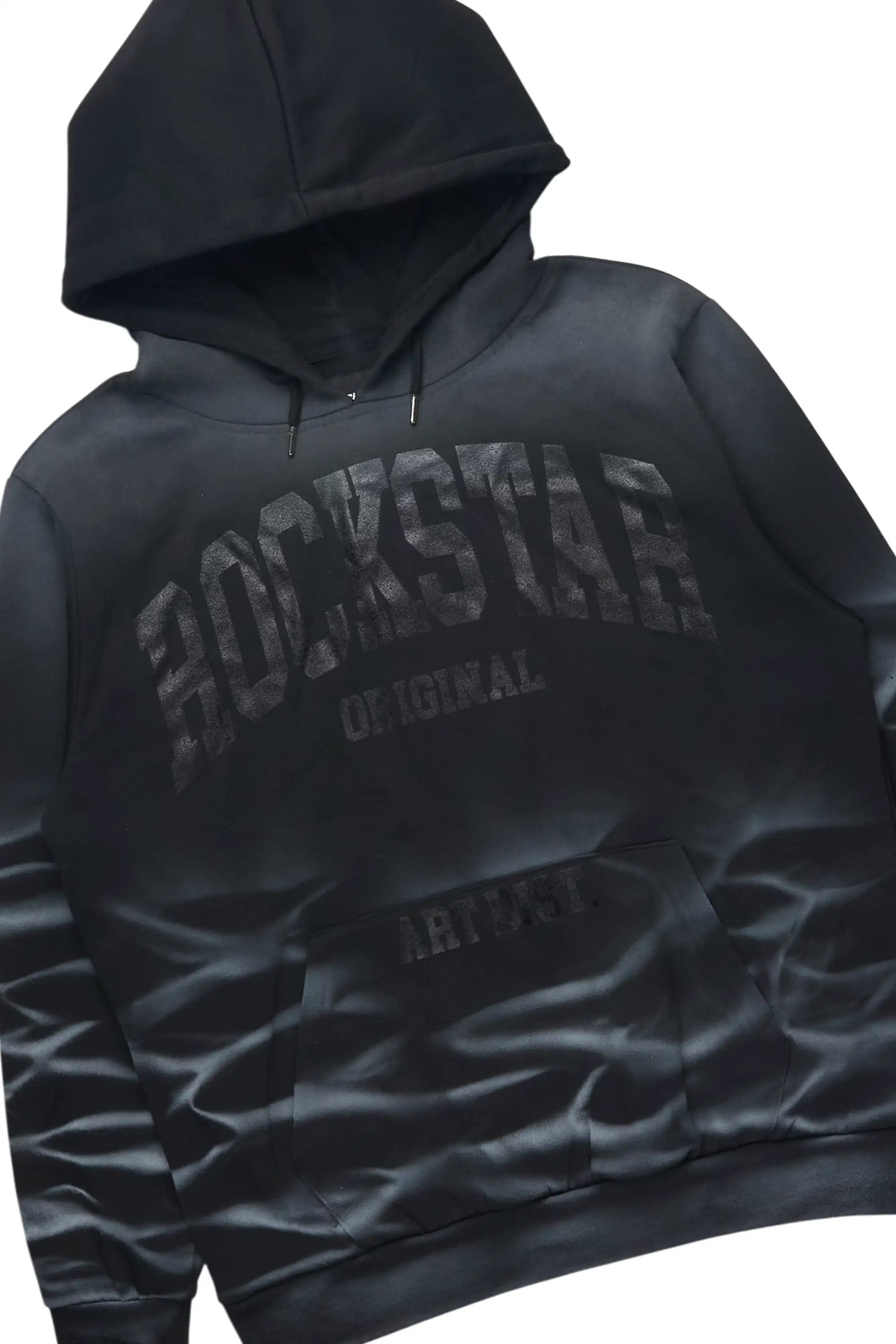 Nelly 2.0 Black Hoodie/Stacked Flare Track Set