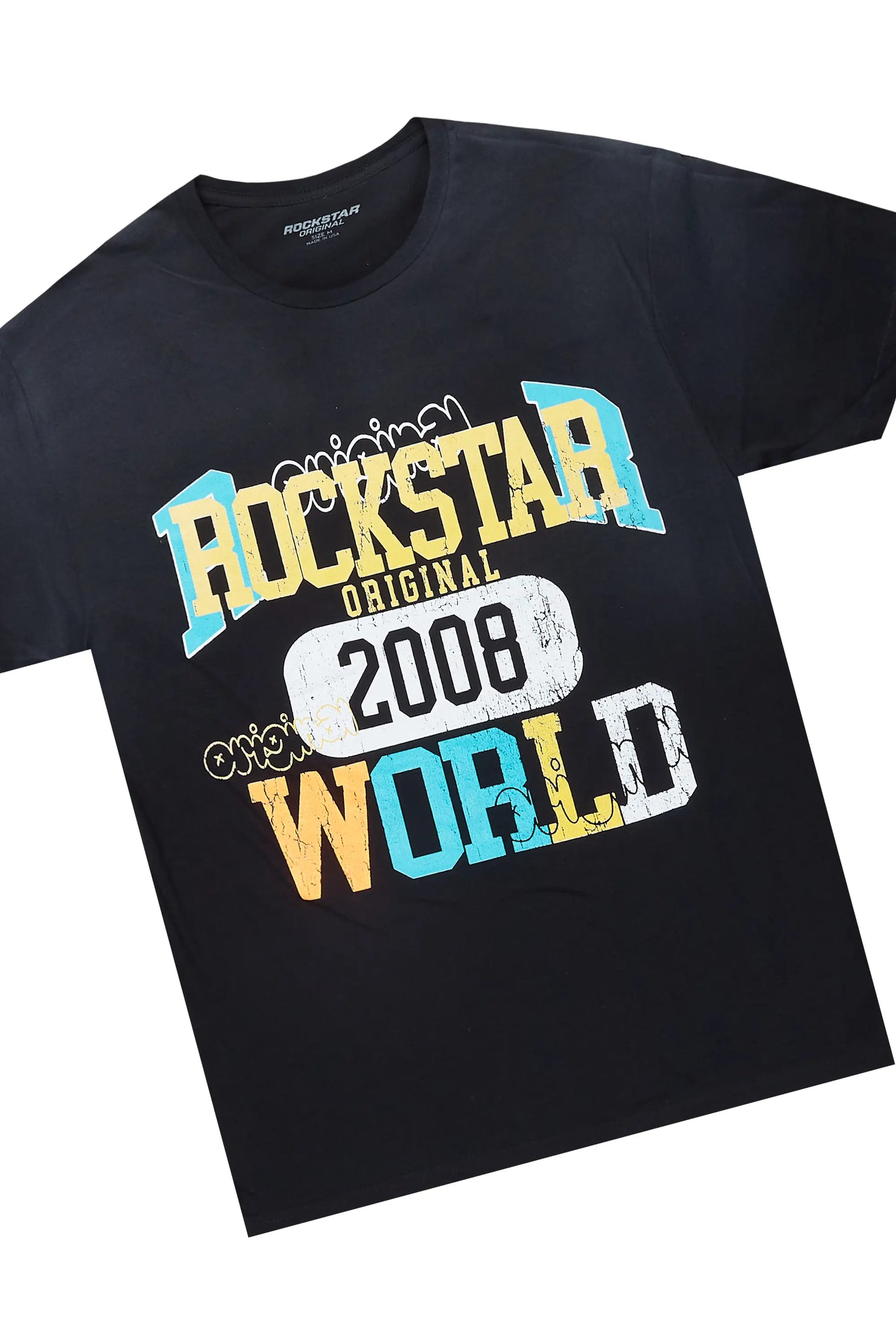 Jaka Black T-Shirt/Super Stacked Flare Track Set