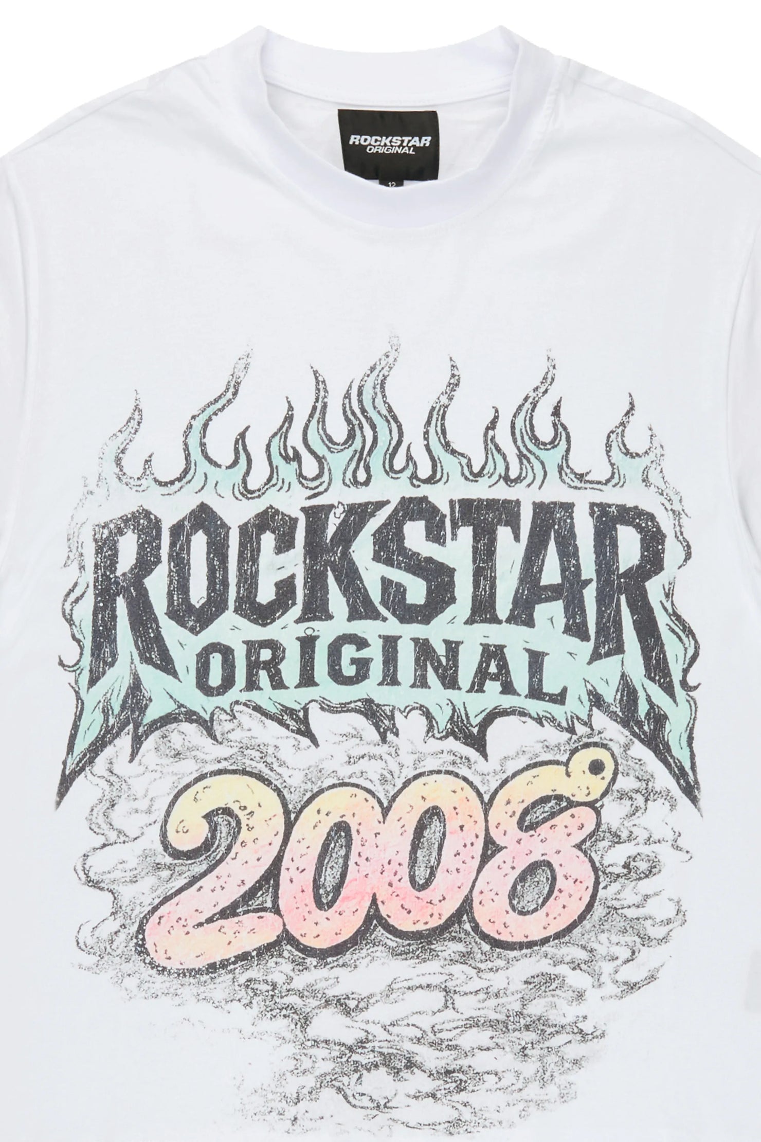 Boys Leif White Graphic T-Shirt