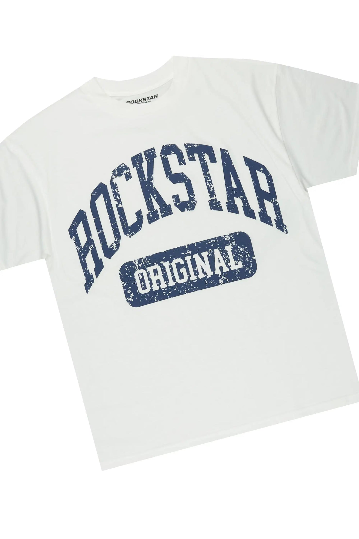 Zig White/Navy T-Shirt/Short Set