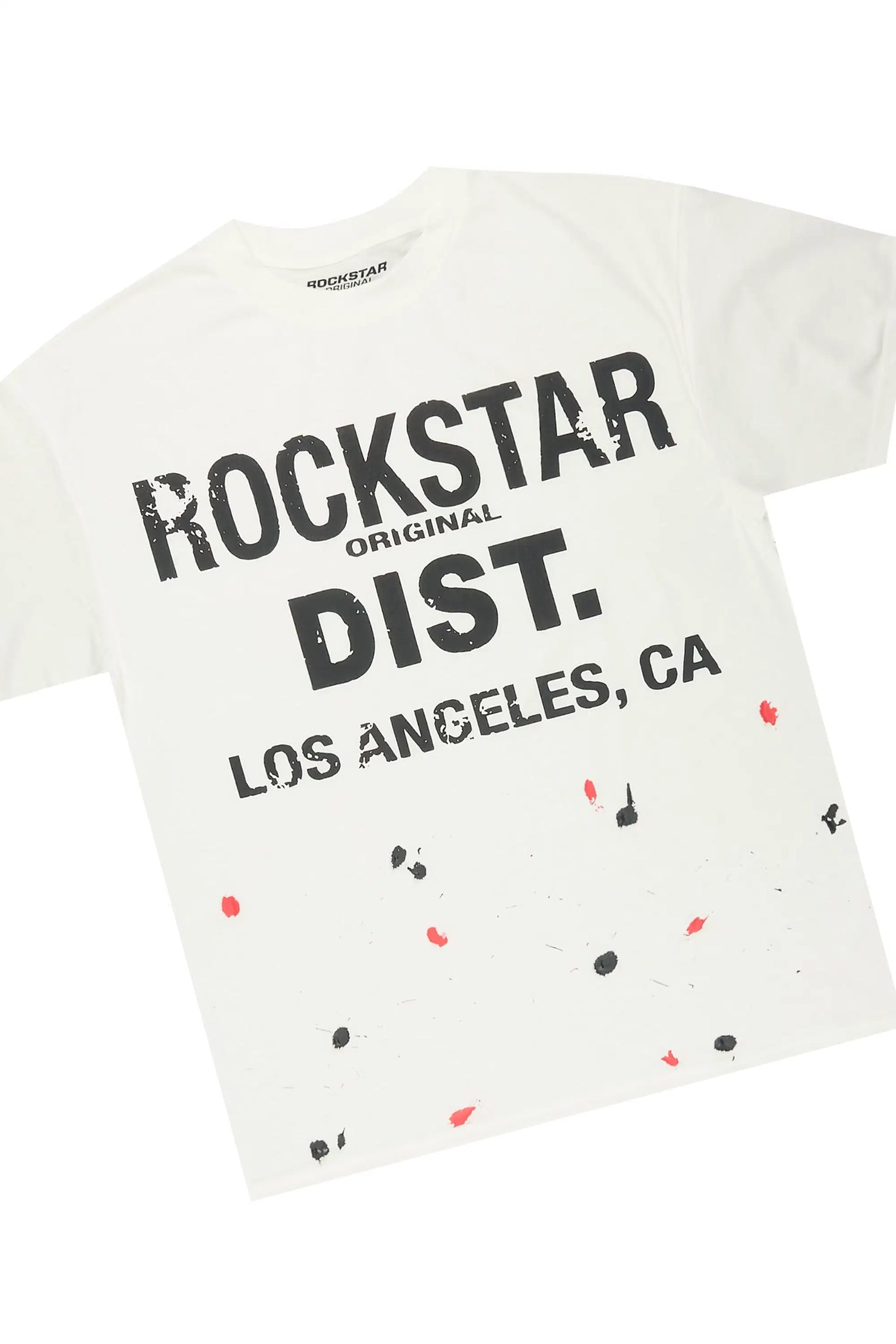 Scottie White/Black Painter T-Shirt/Short Set