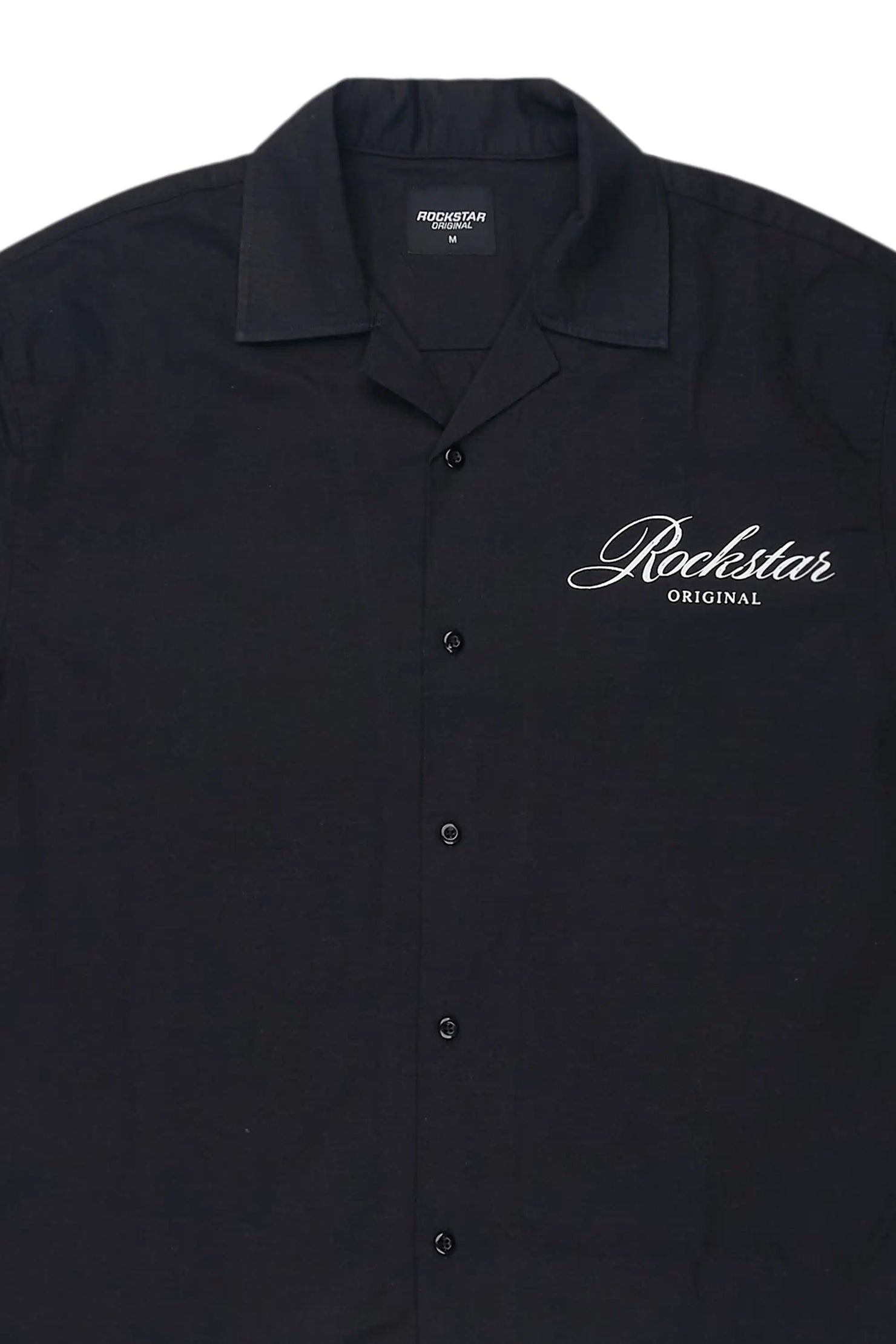 Broadnax Black Button Down Shirt