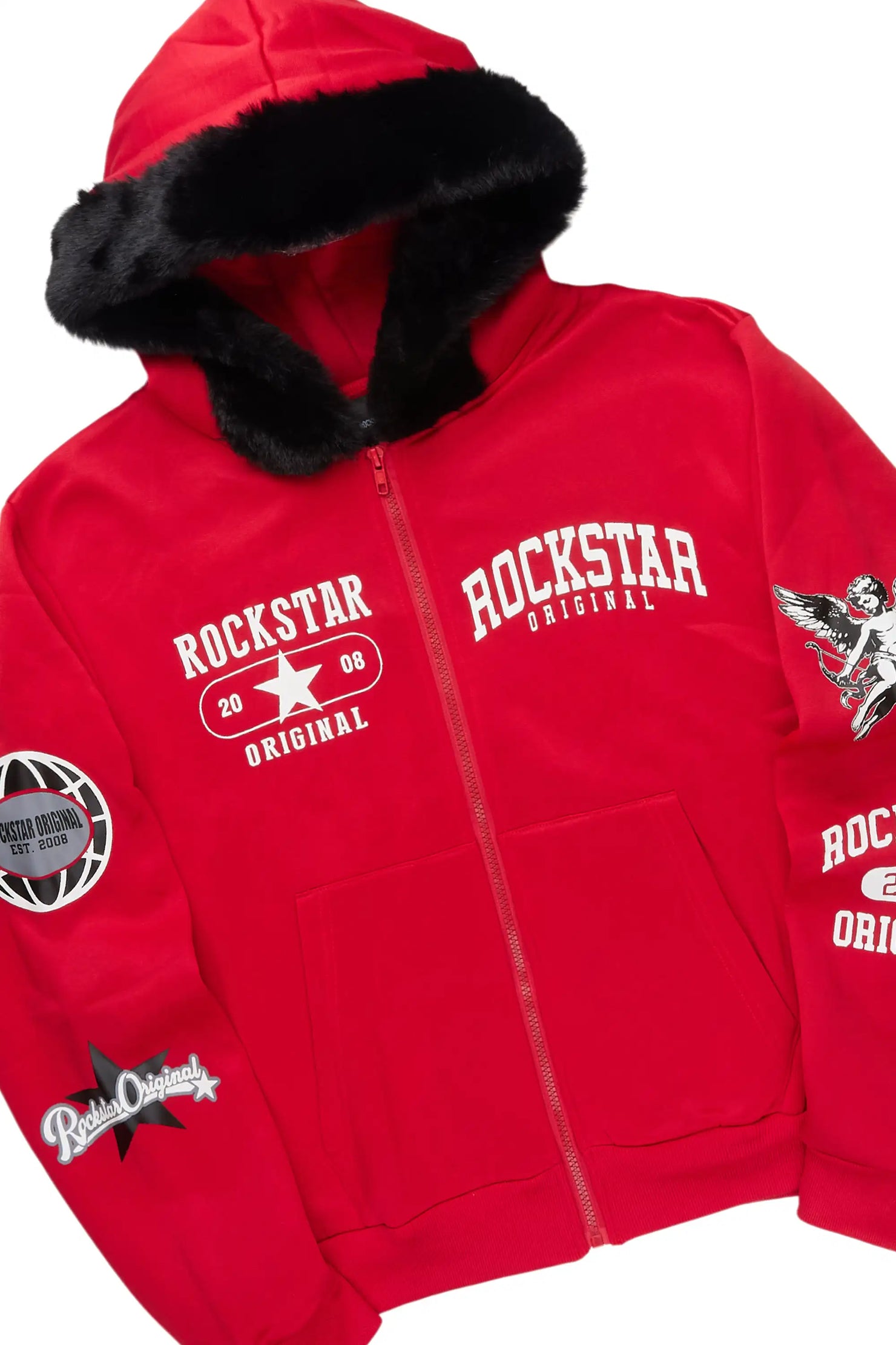 Chastity Red Stacked Track Set