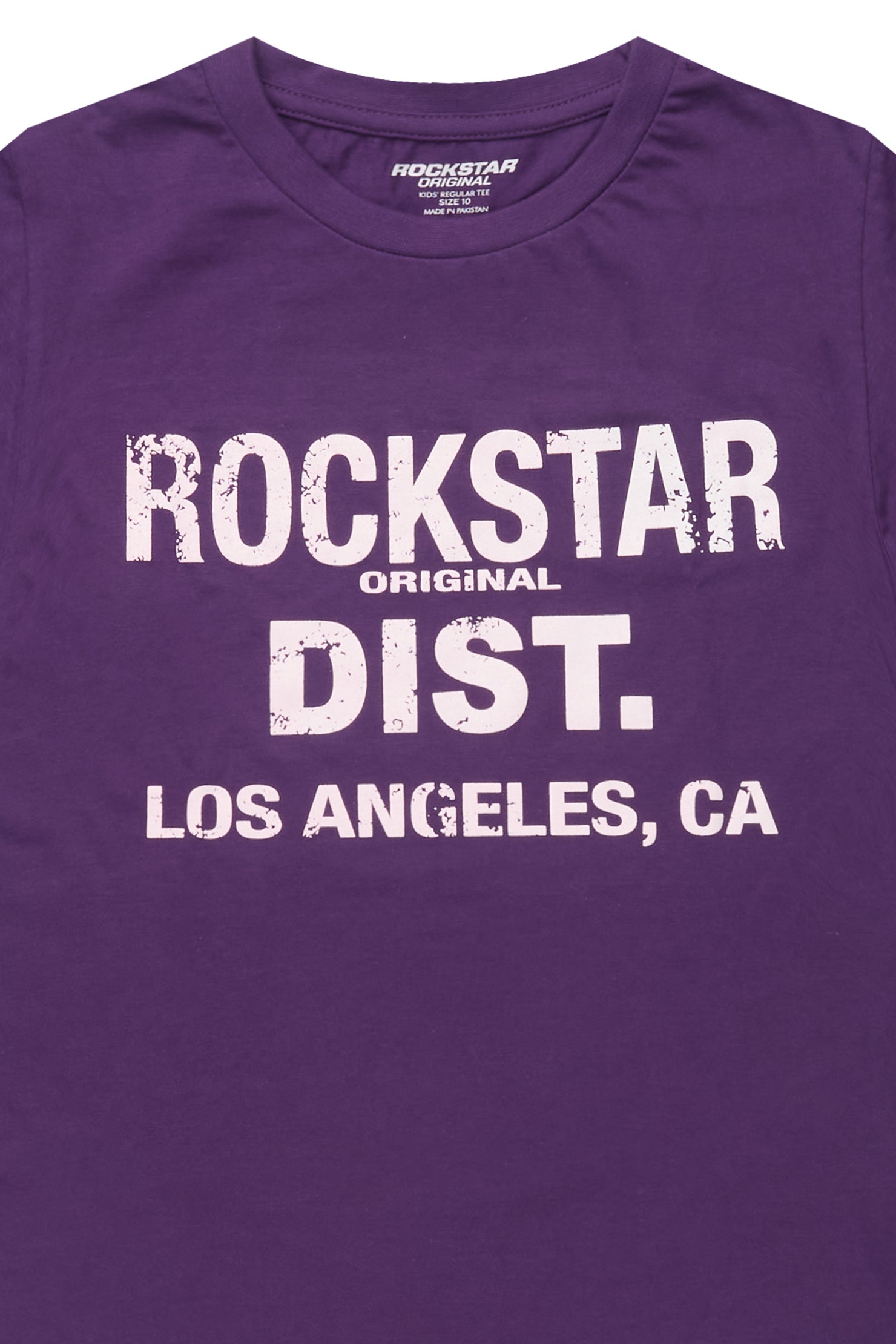 Boys Koen Purple/White Graphic T-Shirt