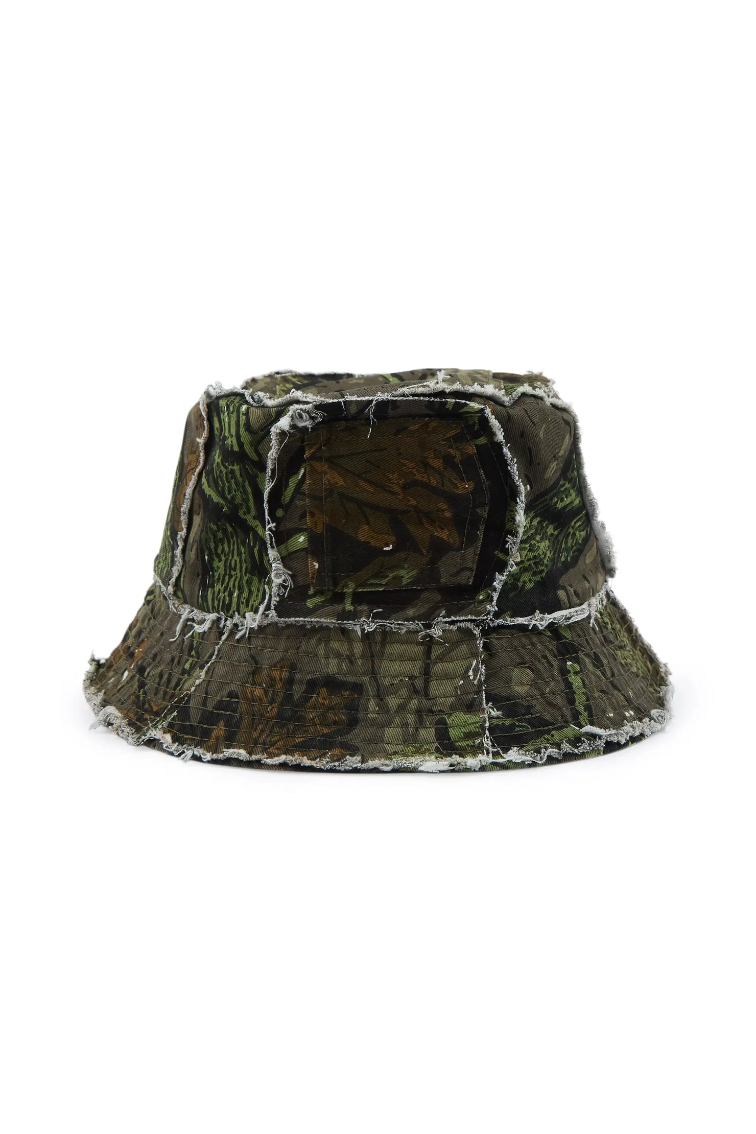 Teamber Tree Camo Patchwork Bucket Hat