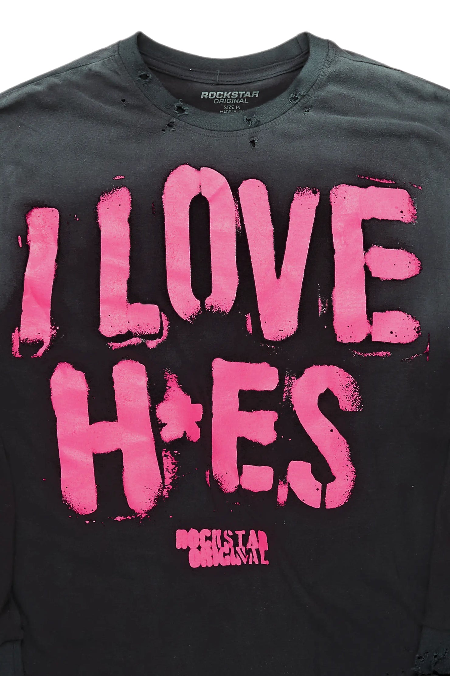 Banyan Black/Pink Long Sleeve Graphic T-Shirt