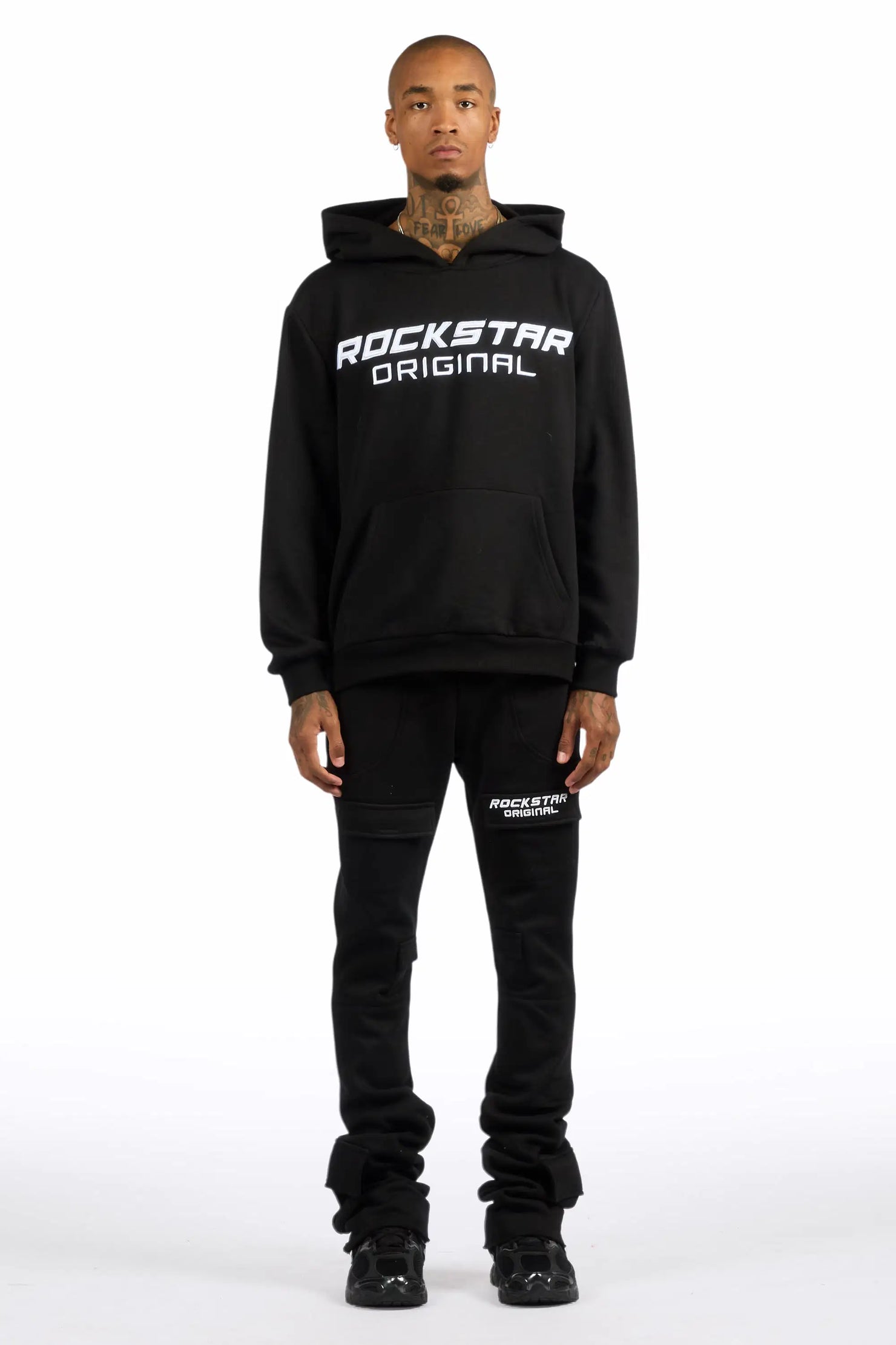 Connor Black Stacked Track Set