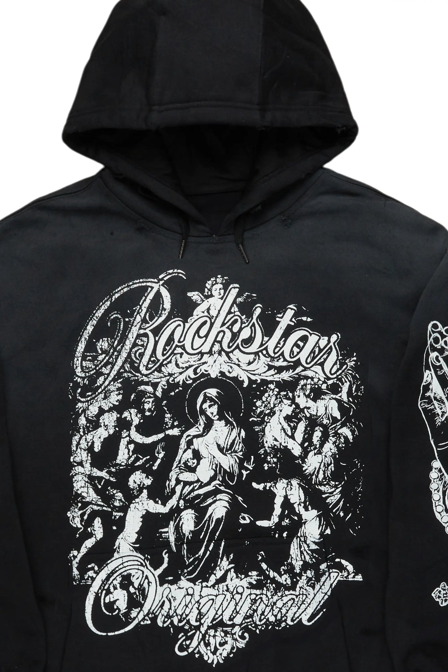 Vamp Black Graphic Hoodie