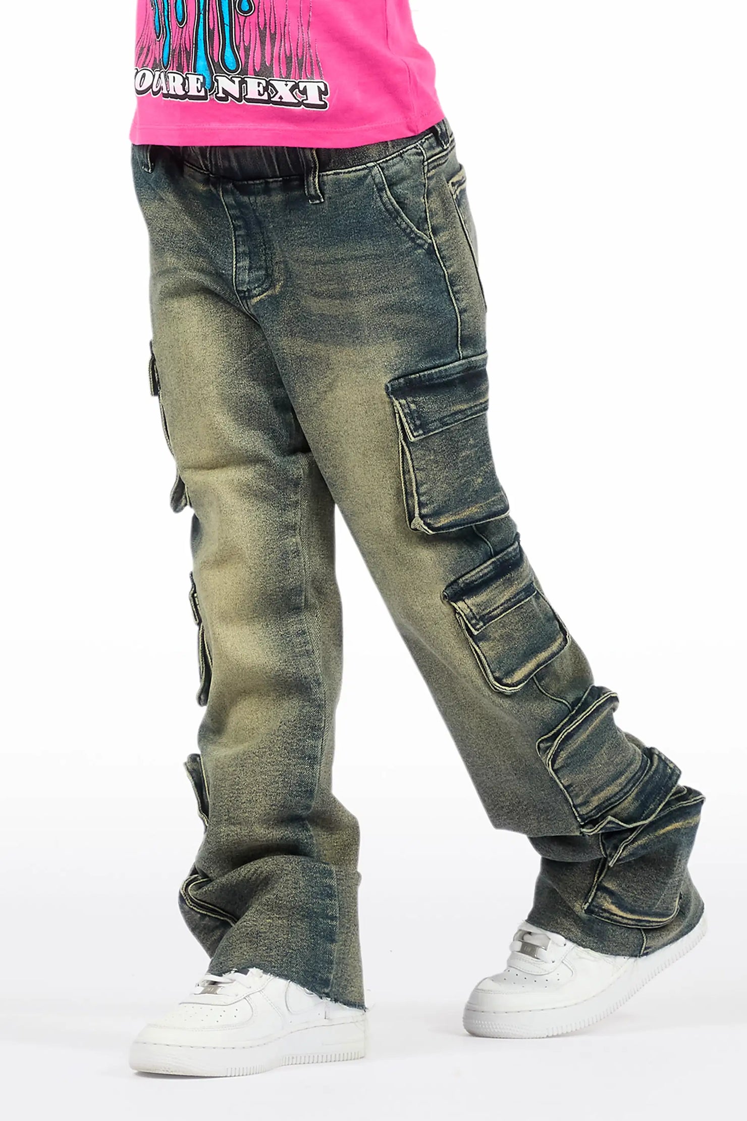 Girls Phoebe Tint Stacked Jean