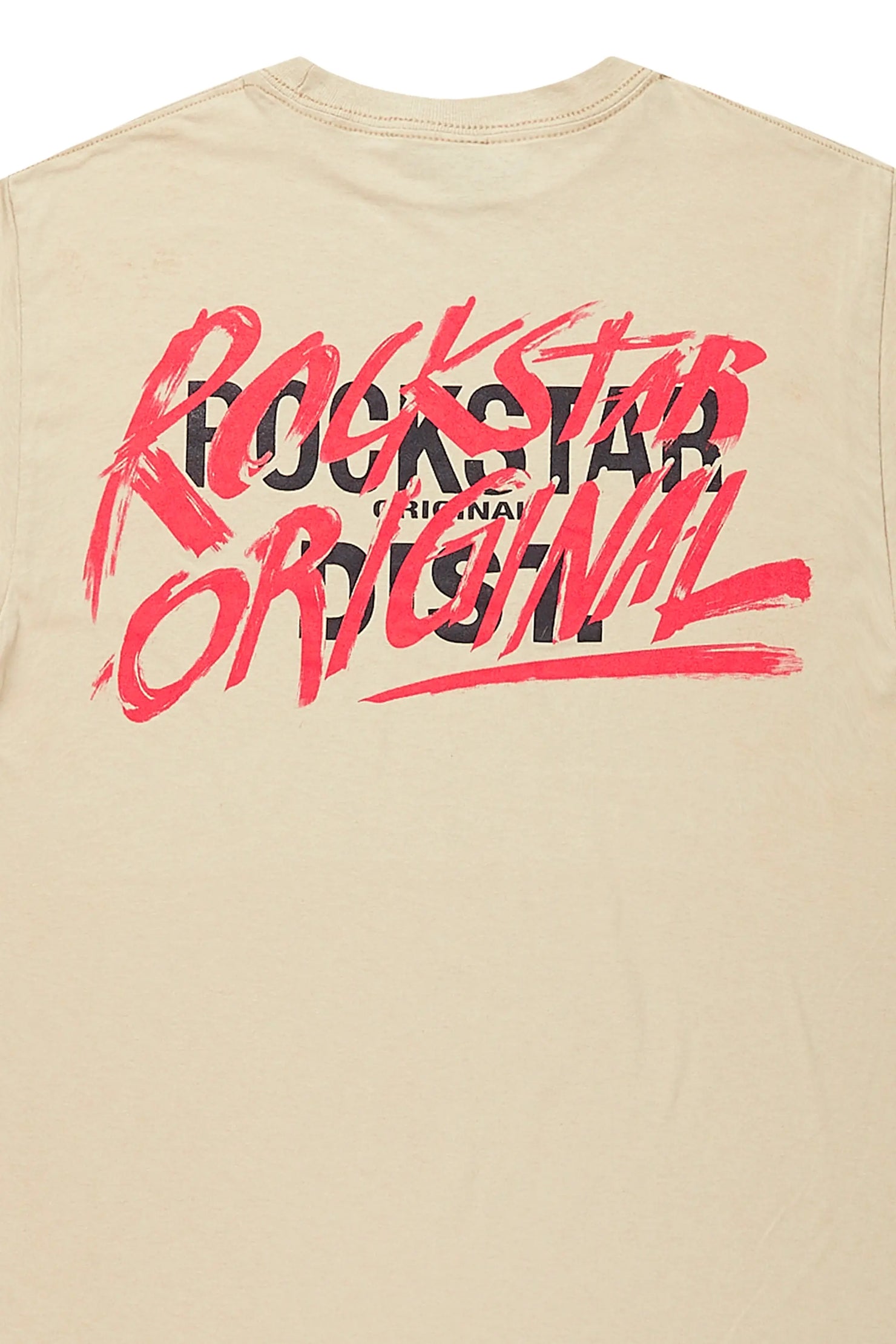 Matil Beige Graphic T-Shirt