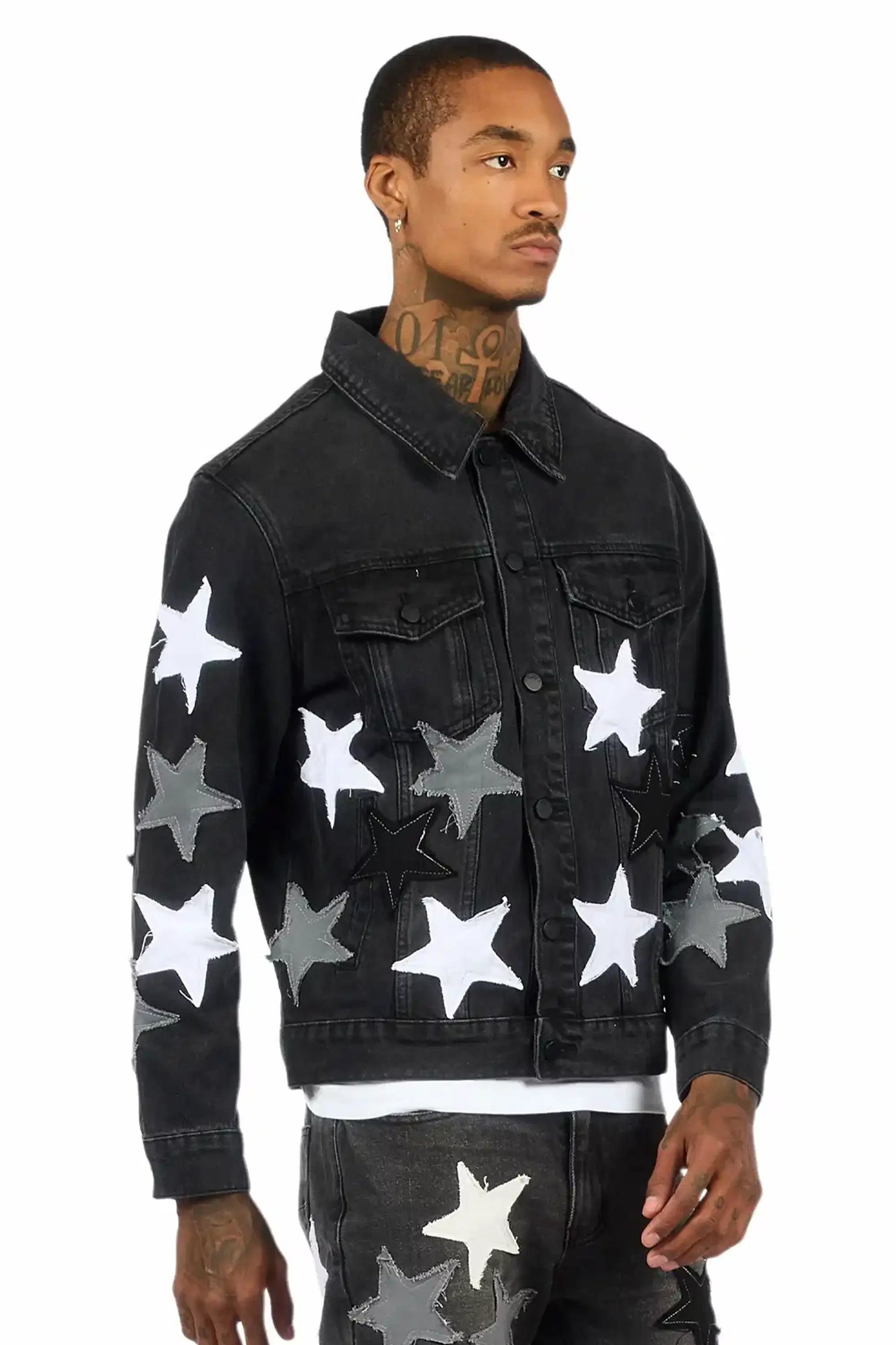 Starlane Black Denim Jacket