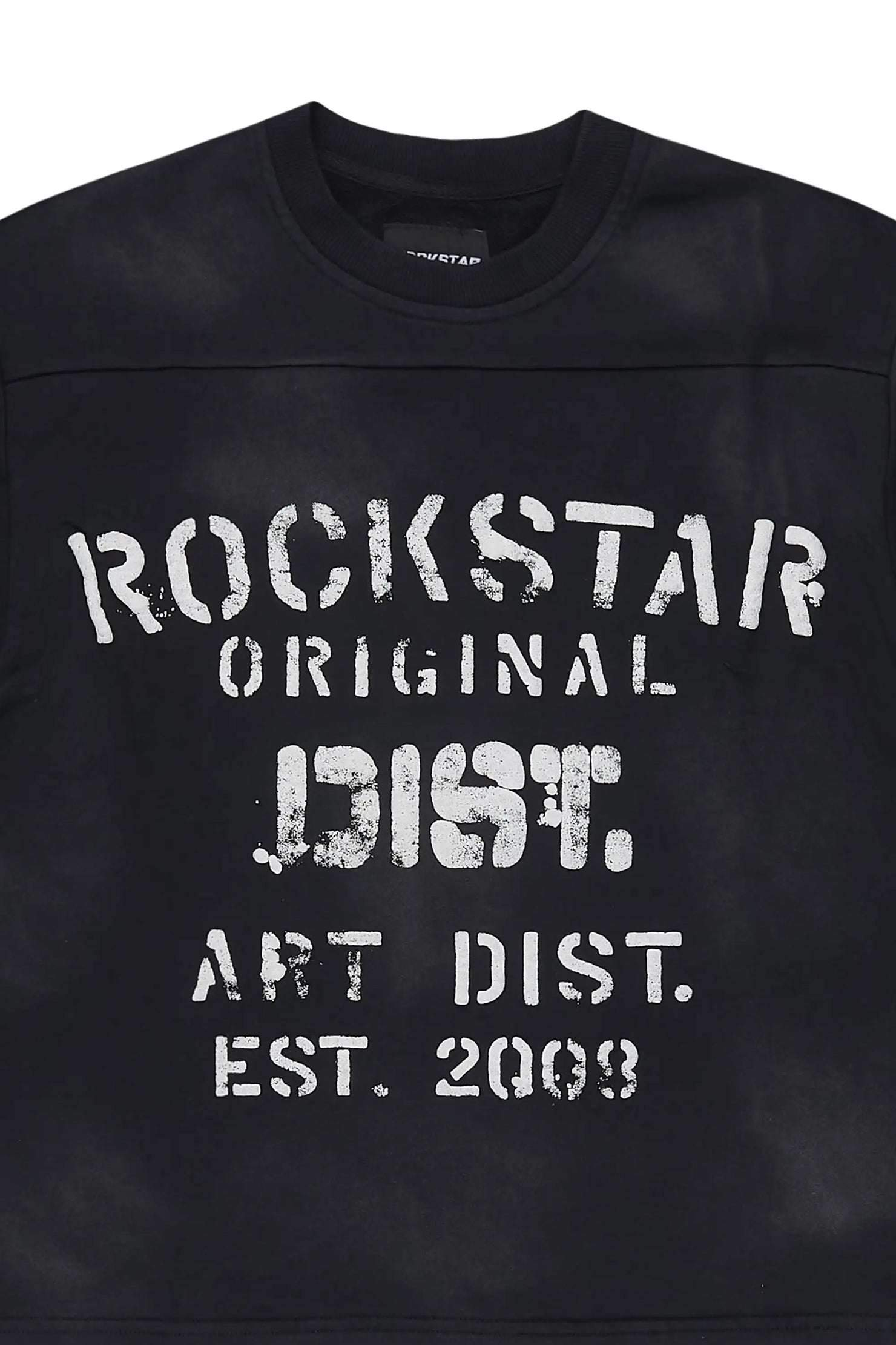 Boys Quin Black French Terry T-Shirt