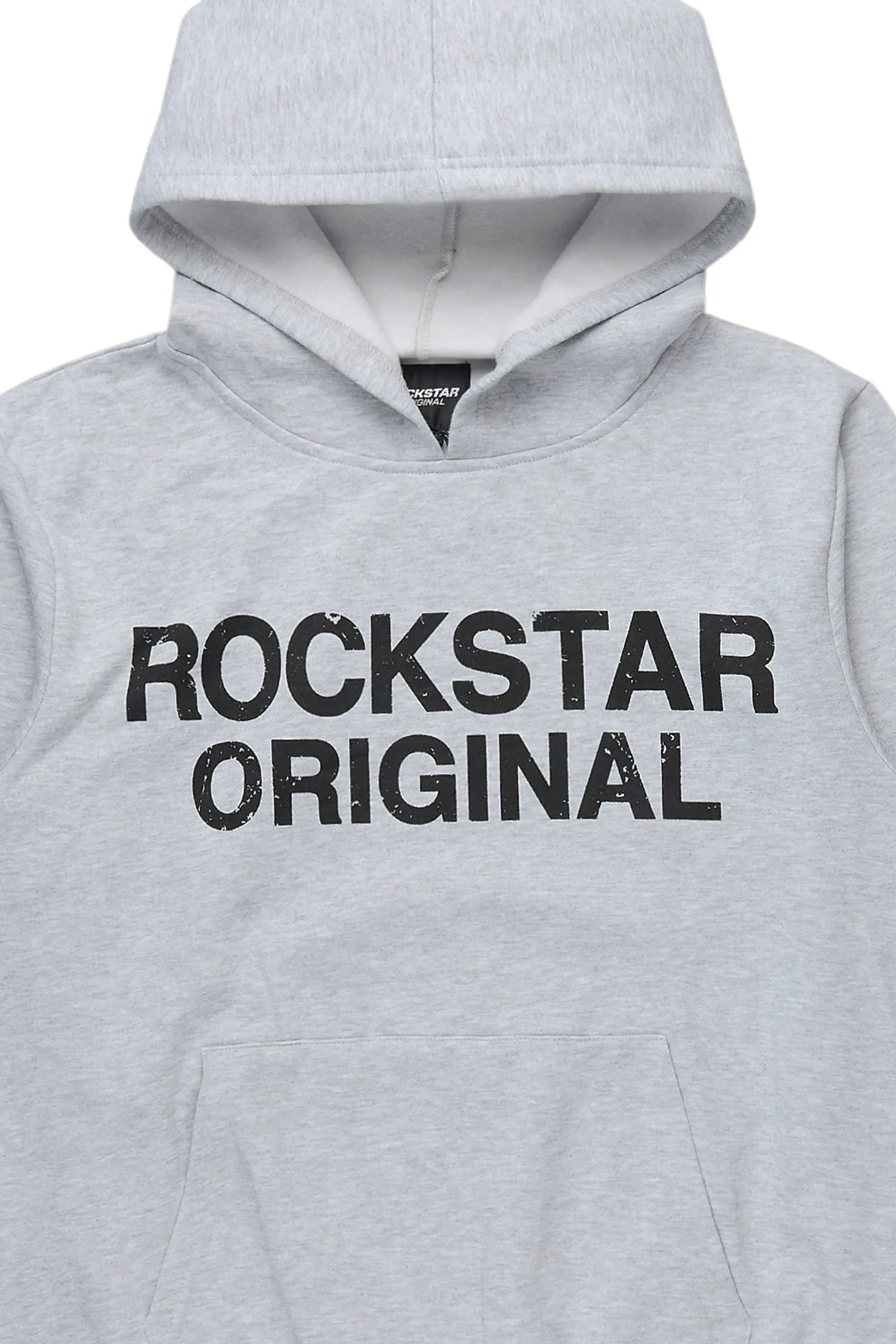 Deniska Heather Grey Graphic Hoodie