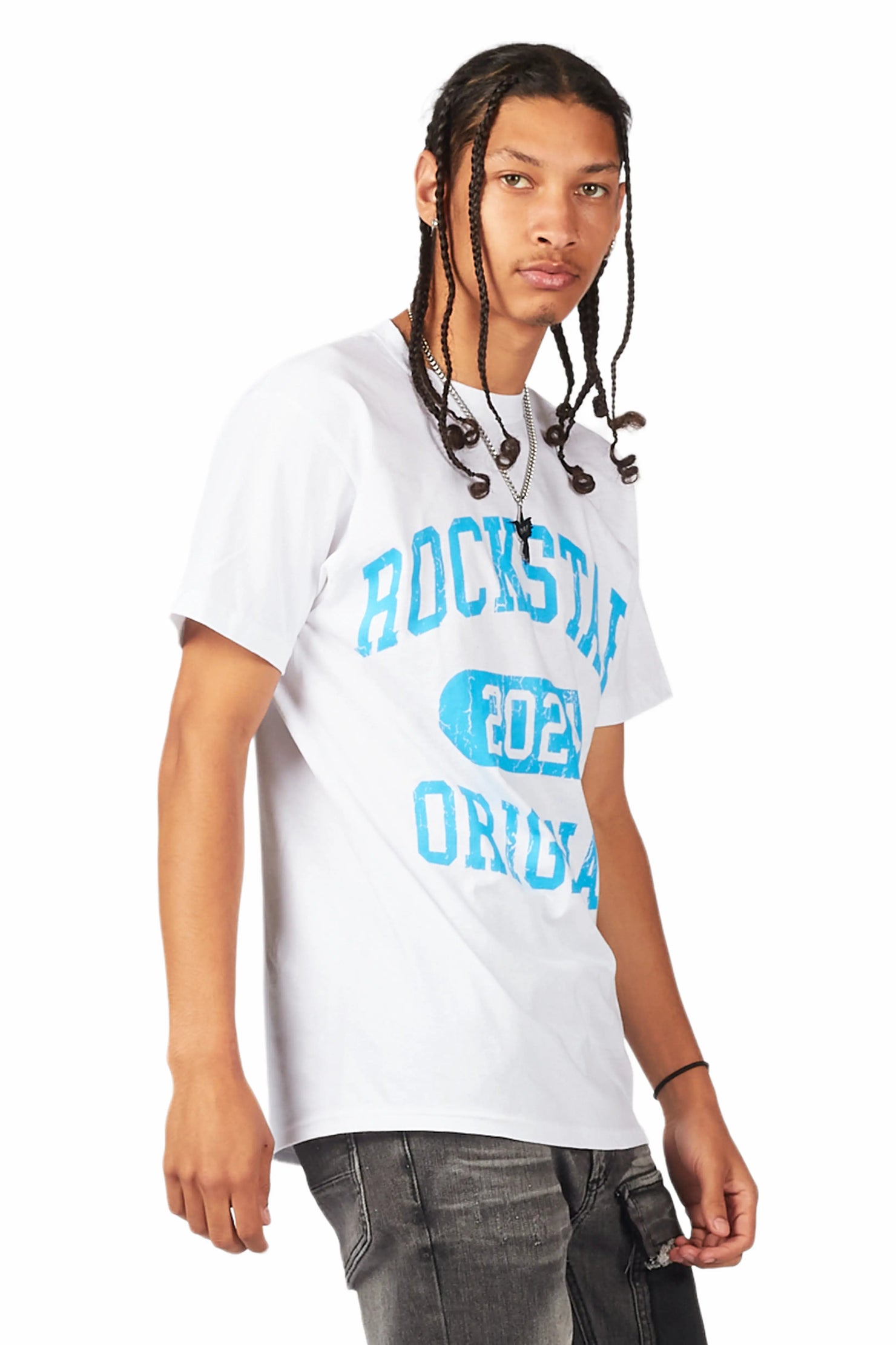 Members White Graphic T-Shirt