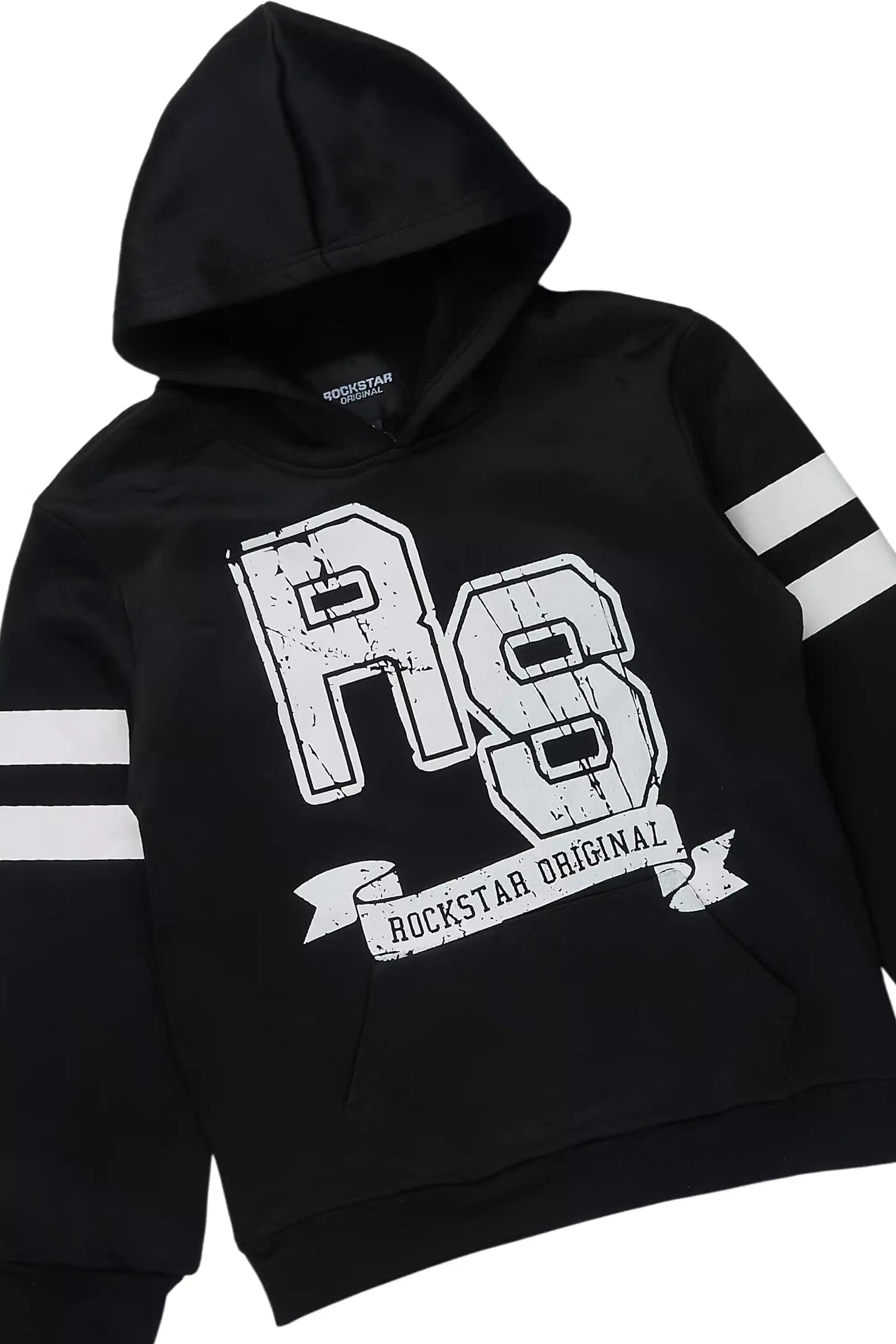 Boys Alik Black Stacked Track Set