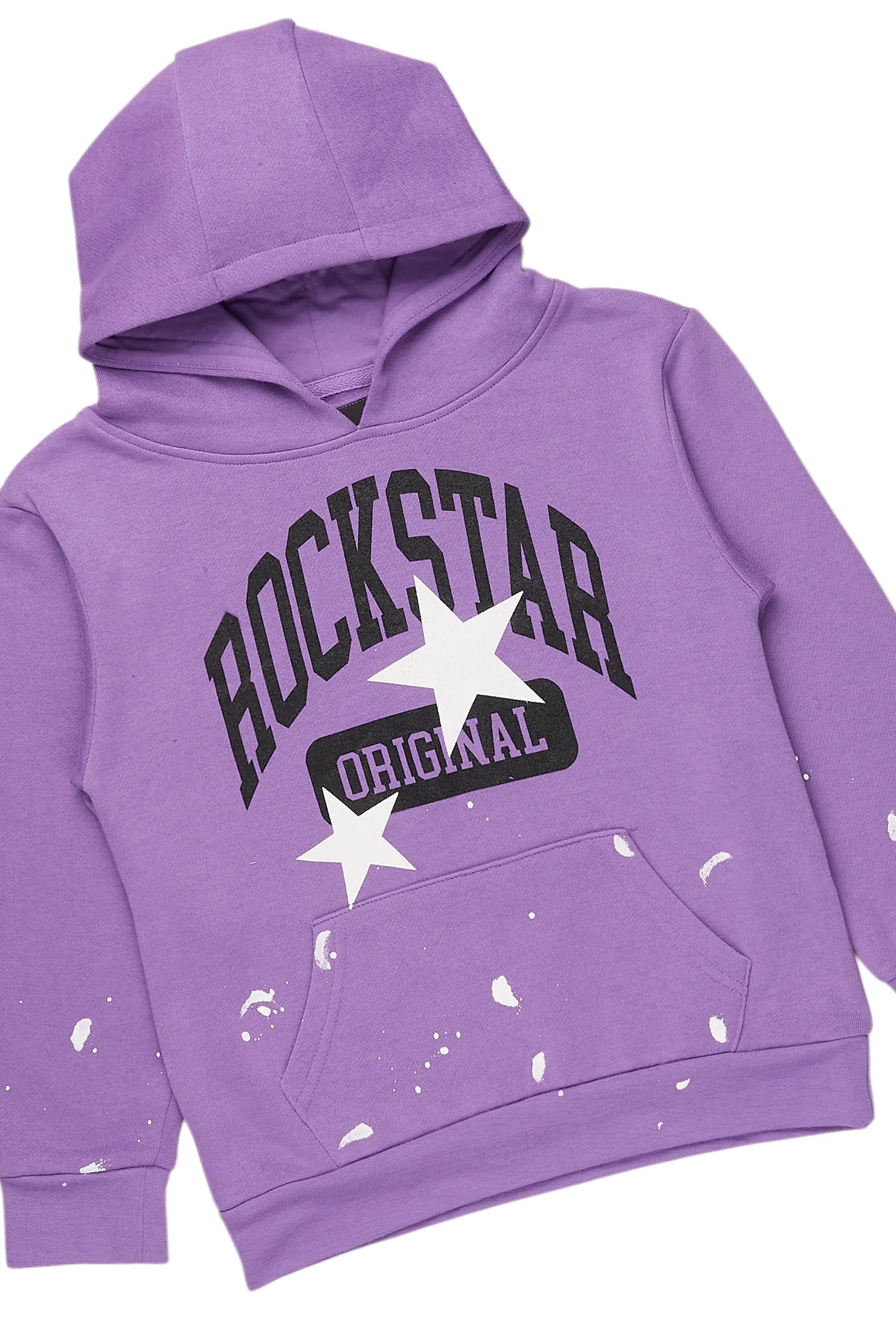 Boys Malie Purple Baggy Fit Pant Set